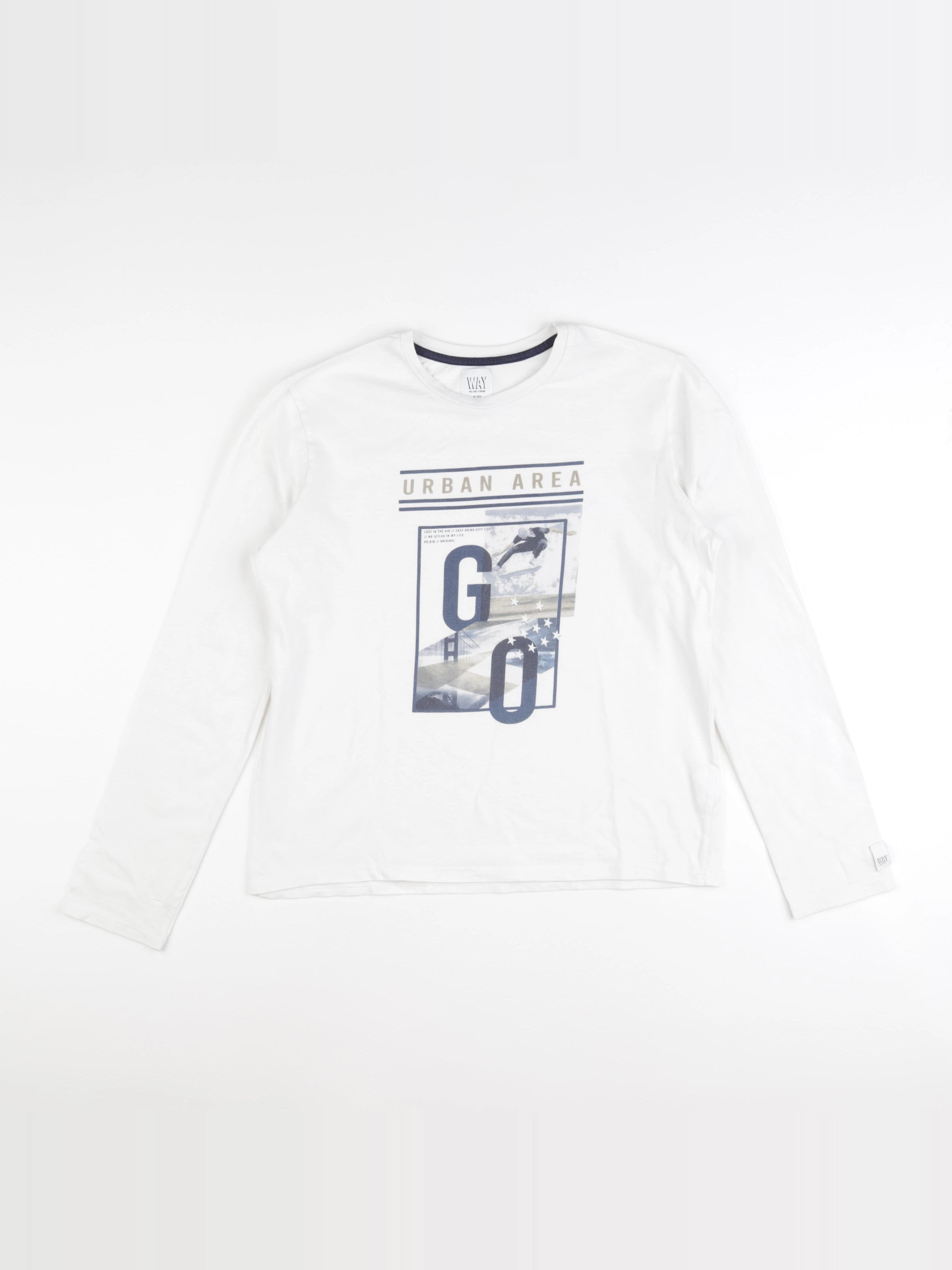 IKKS - tee-shirt blanc - 14 ans