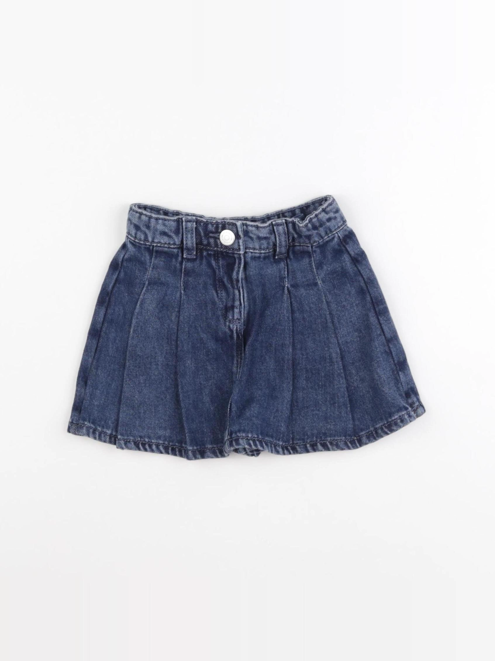 Tape à l'oeil - jupe short bleu - 12 mois