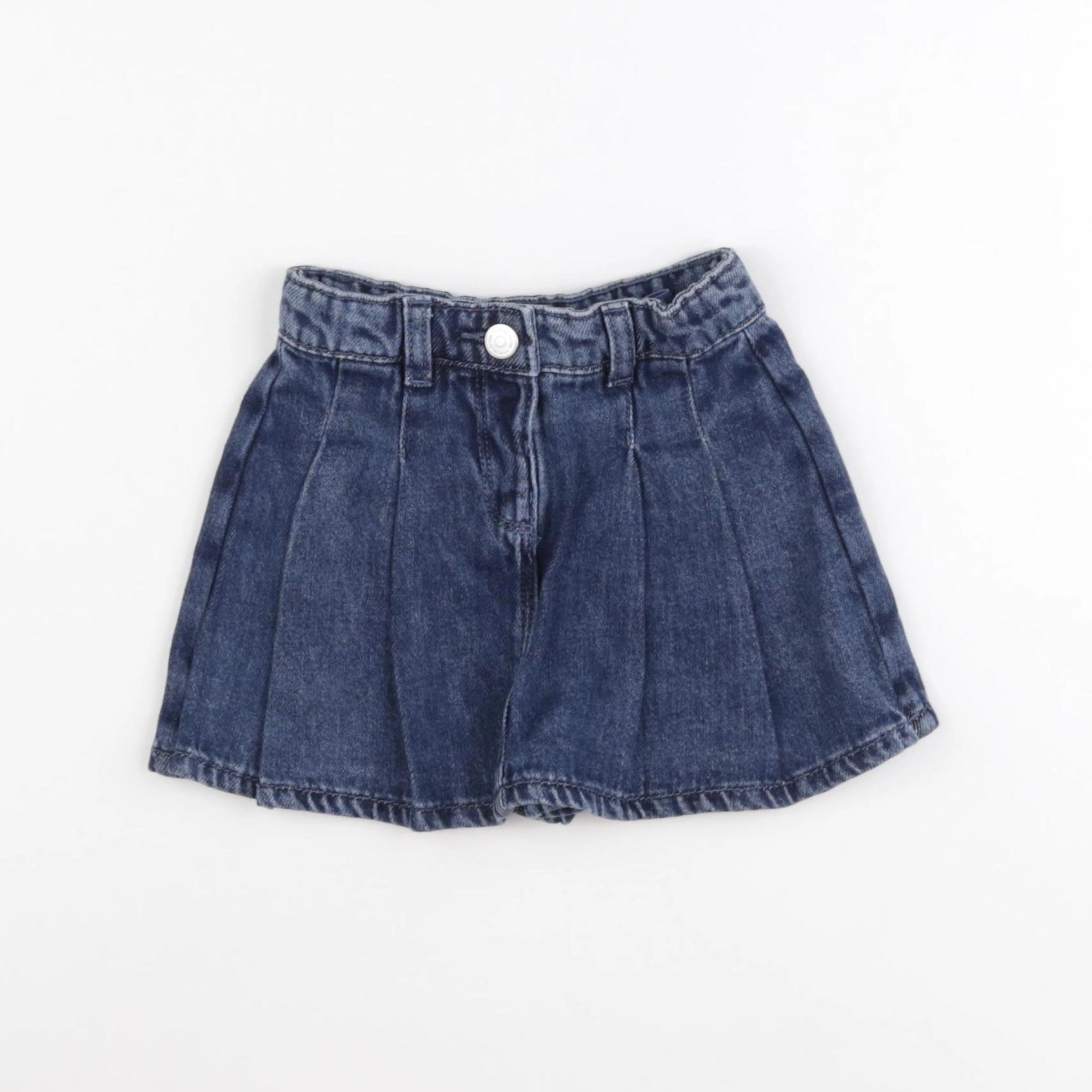 Tape à l'oeil - jupe short bleu - 12 mois