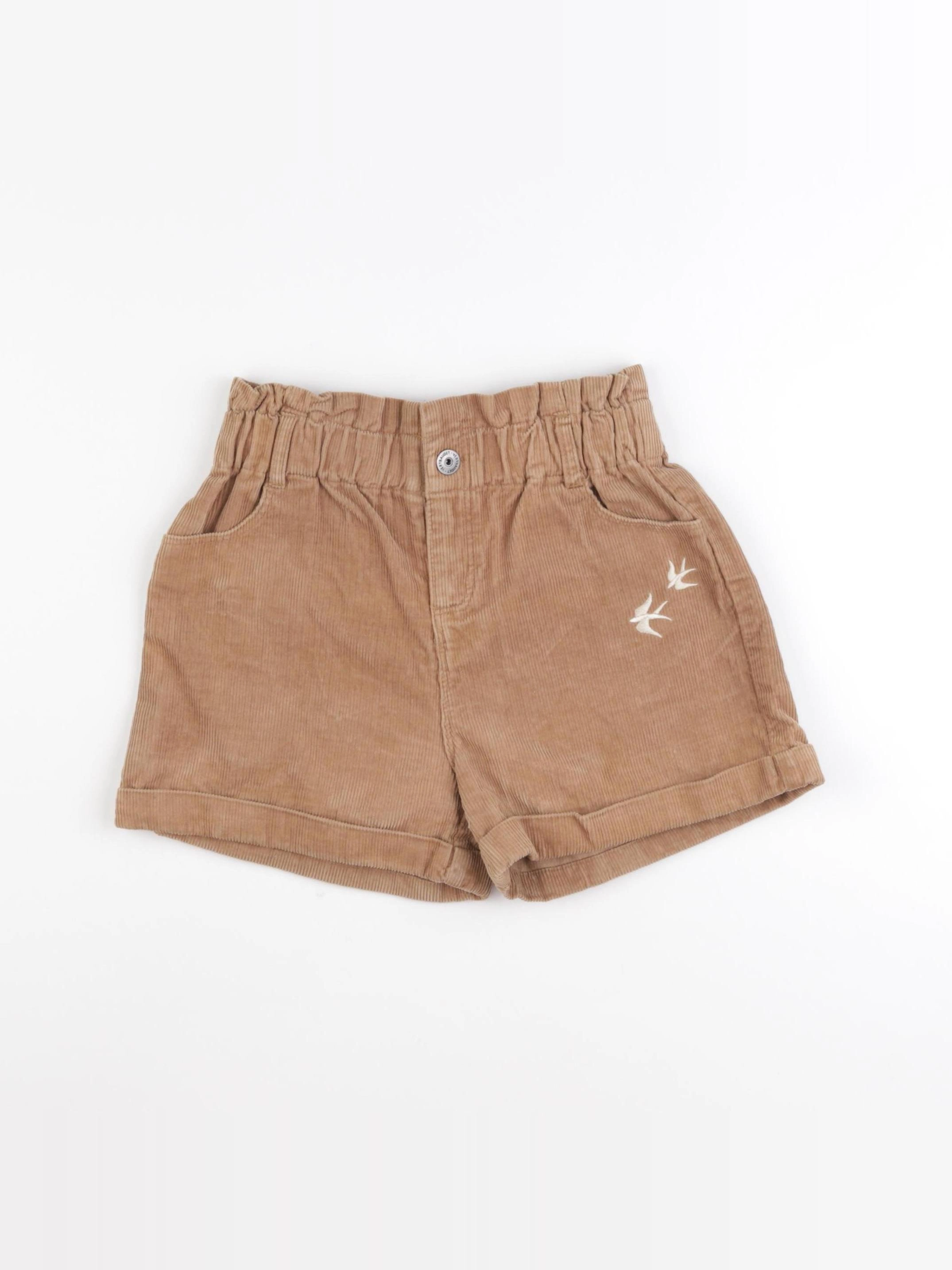 Vertbaudet - short marron - 9 ans