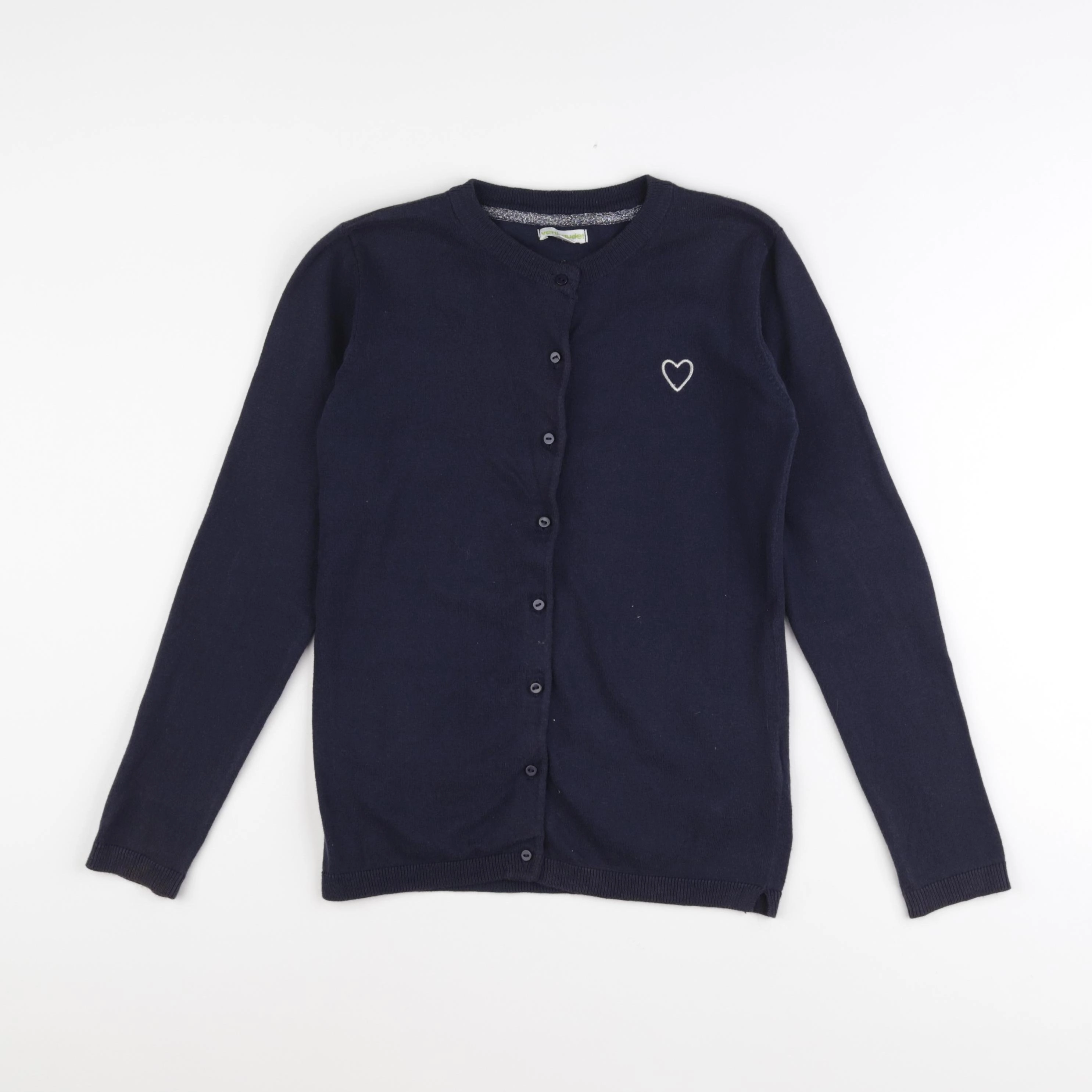 Vertbaudet - gilet bleu - 10 ans