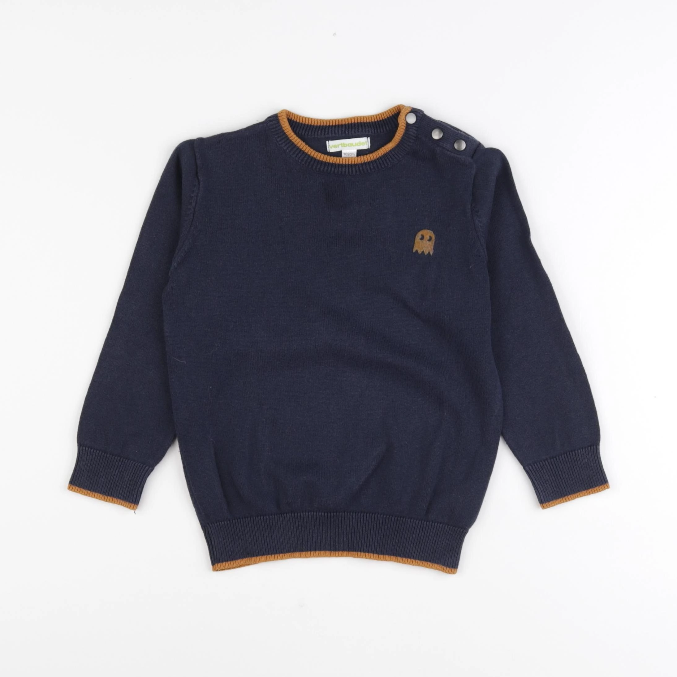 Vertbaudet - pull bleu - 4 ans
