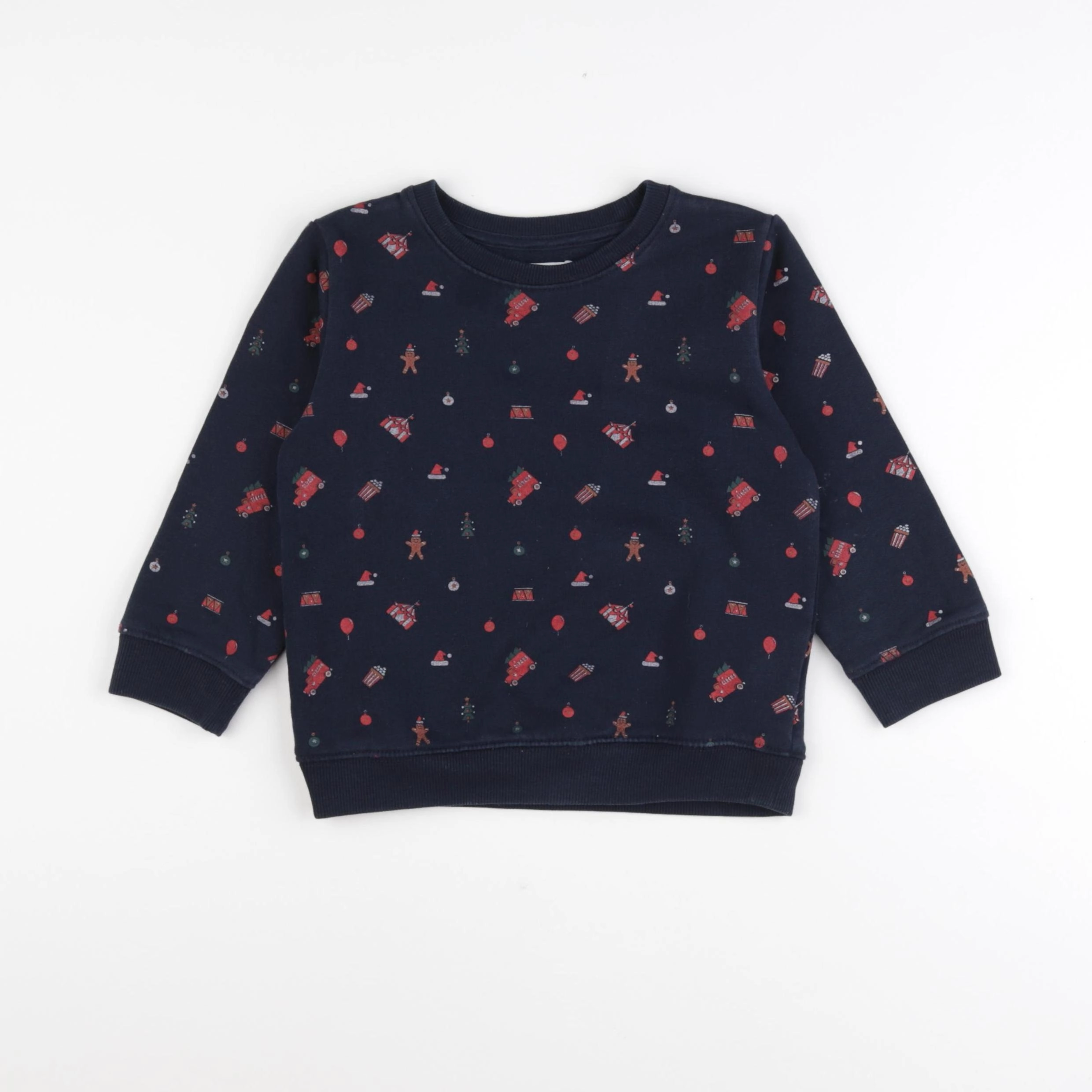 Vertbaudet - sweat bleu - 4 ans