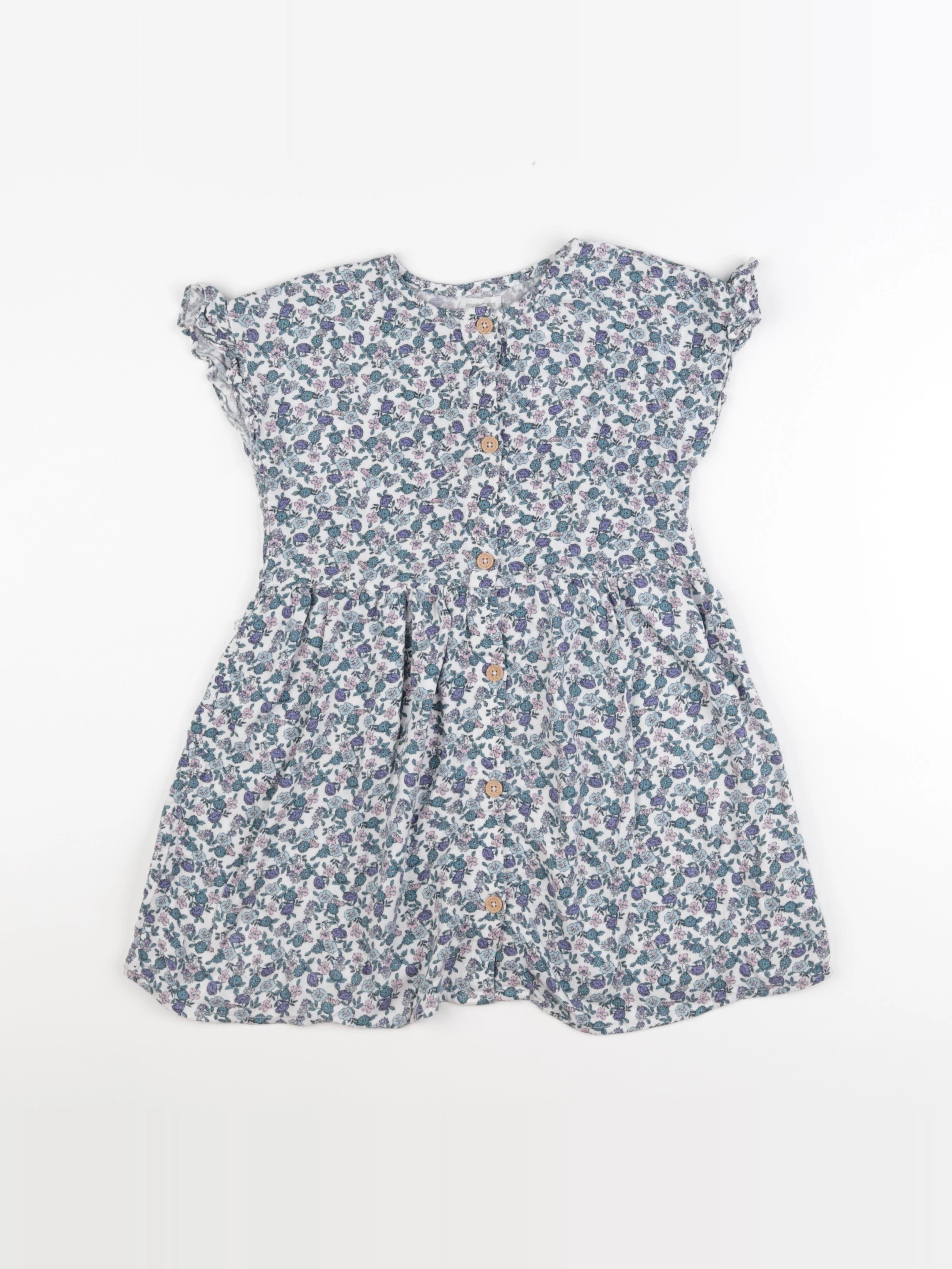 Vertbaudet - robe bleu - 6 ans