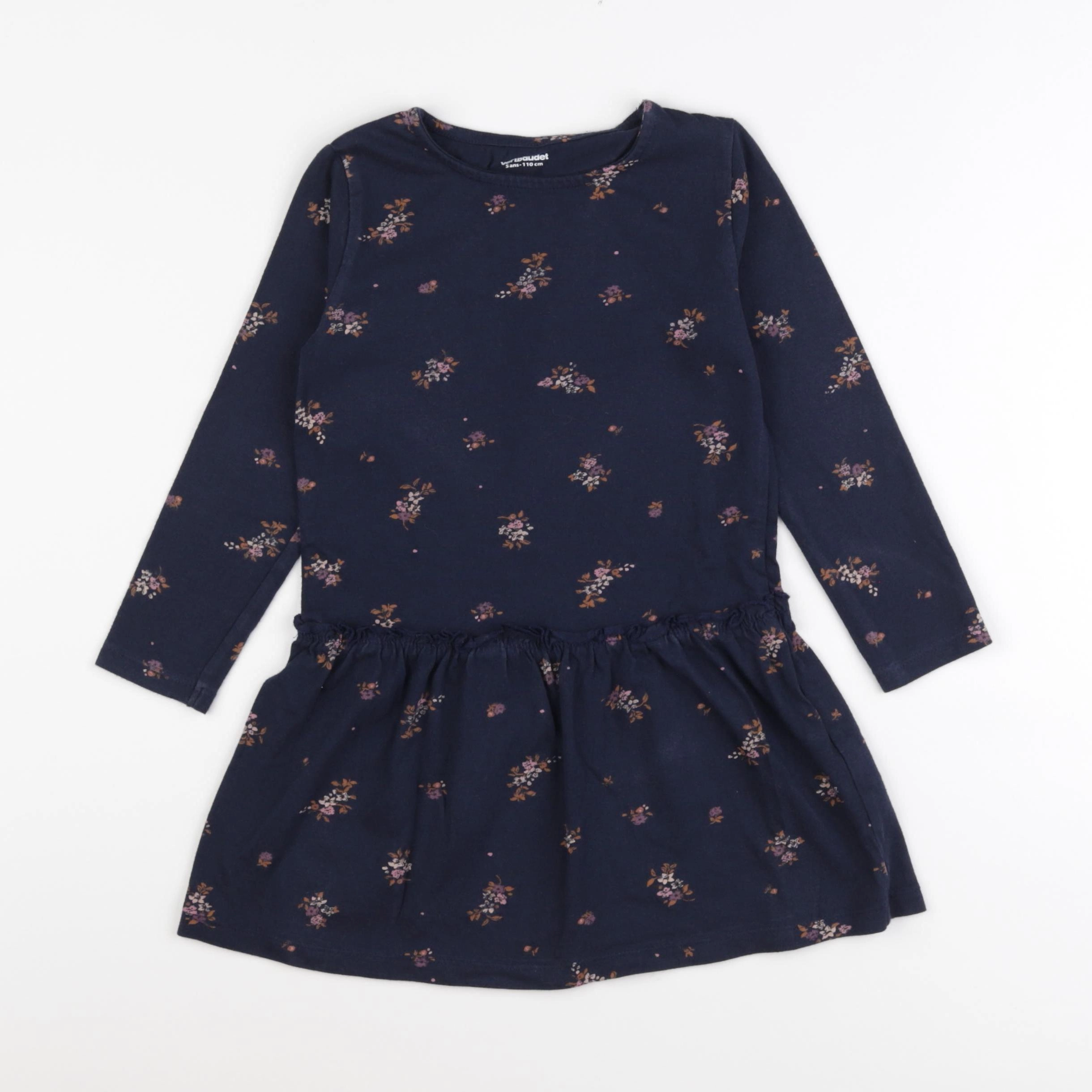 Vertbaudet - robe bleu - 5 ans