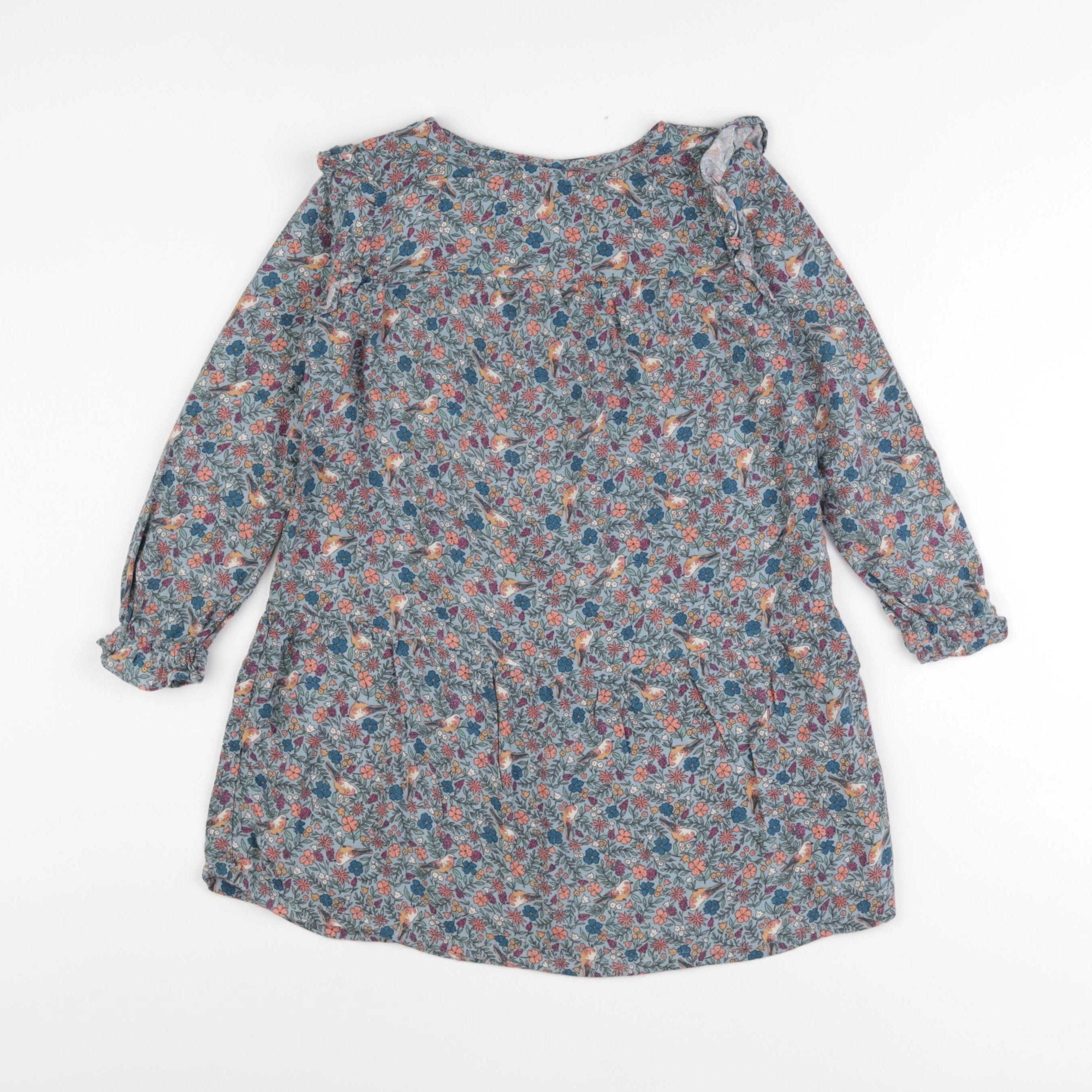 Vertbaudet - robe bleu - 5 ans
