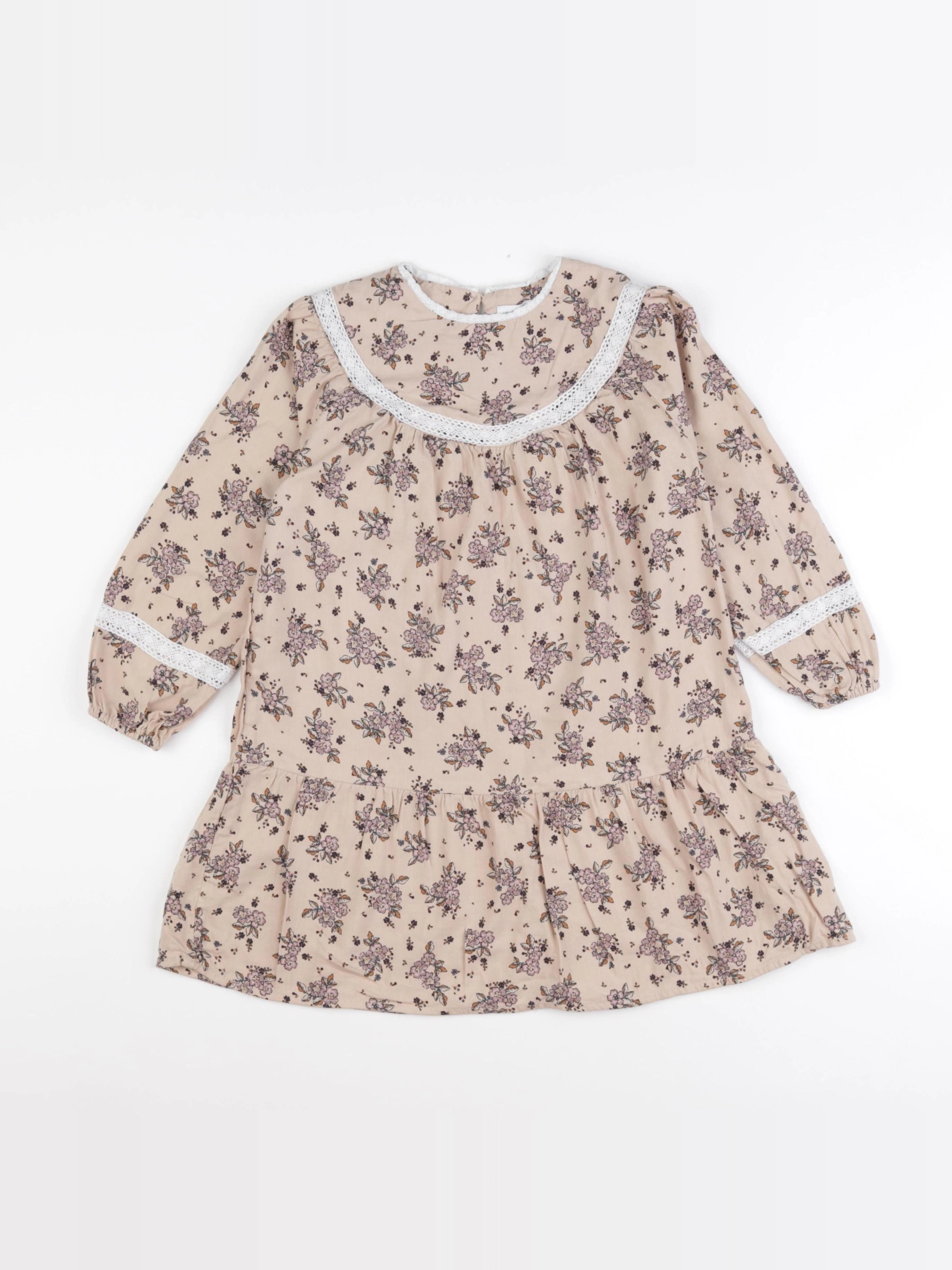 Vertbaudet - robe marron - 6 ans