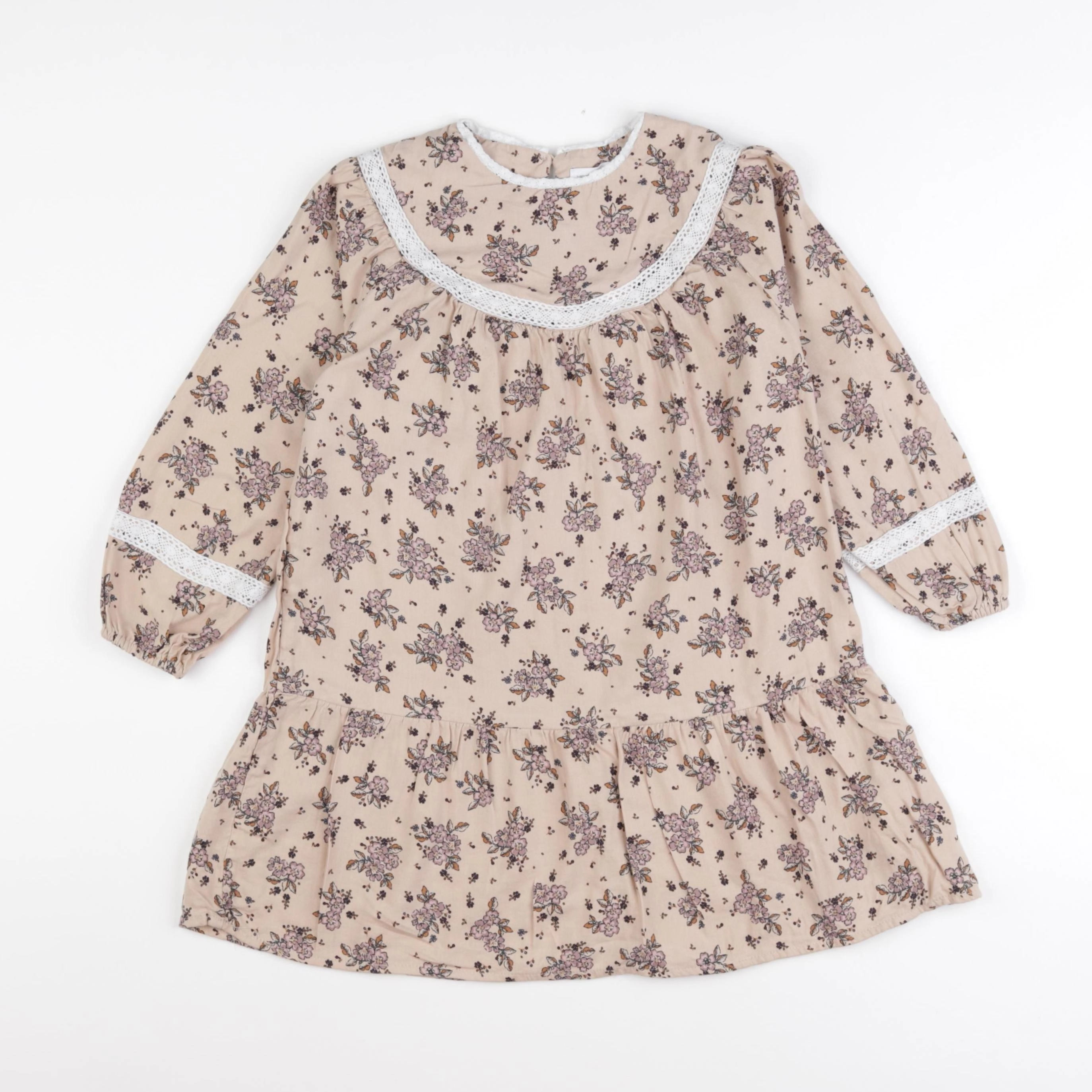 Vertbaudet - robe marron - 6 ans