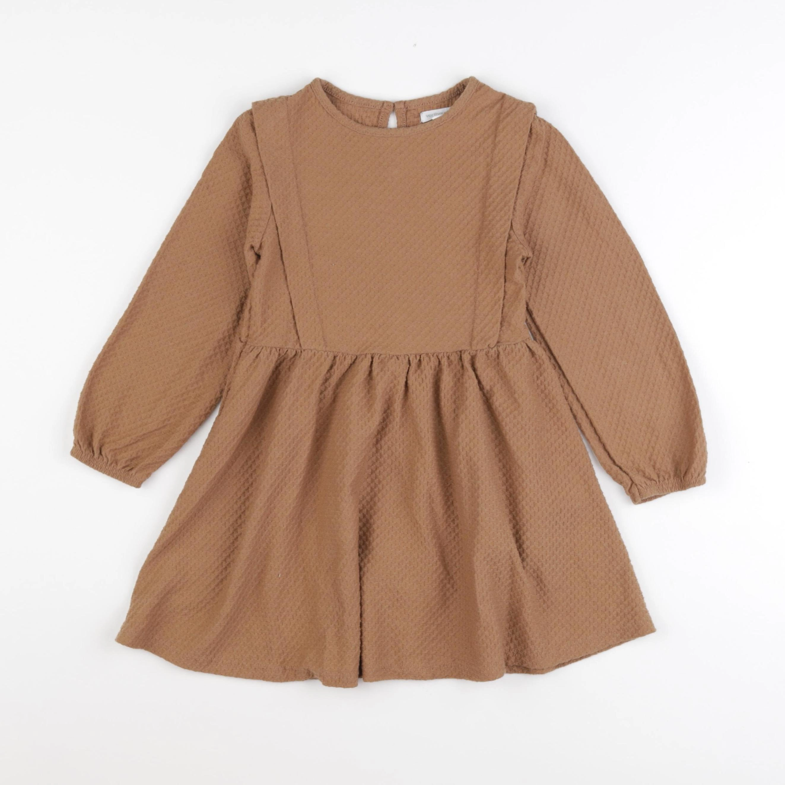 Vertbaudet - robe marron - 5 ans