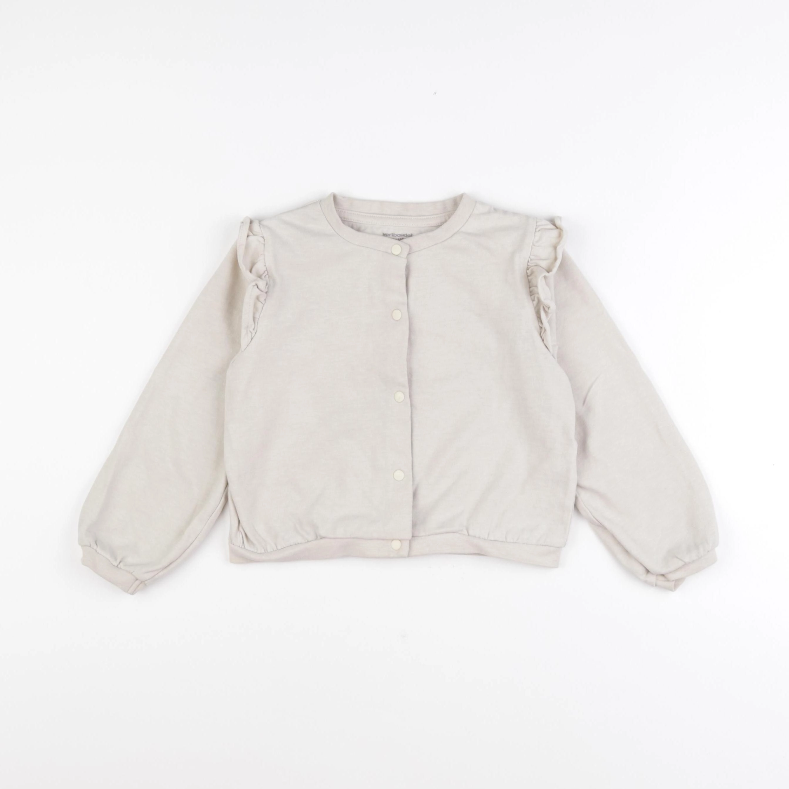 Vertbaudet - sweat blanc - 6 ans