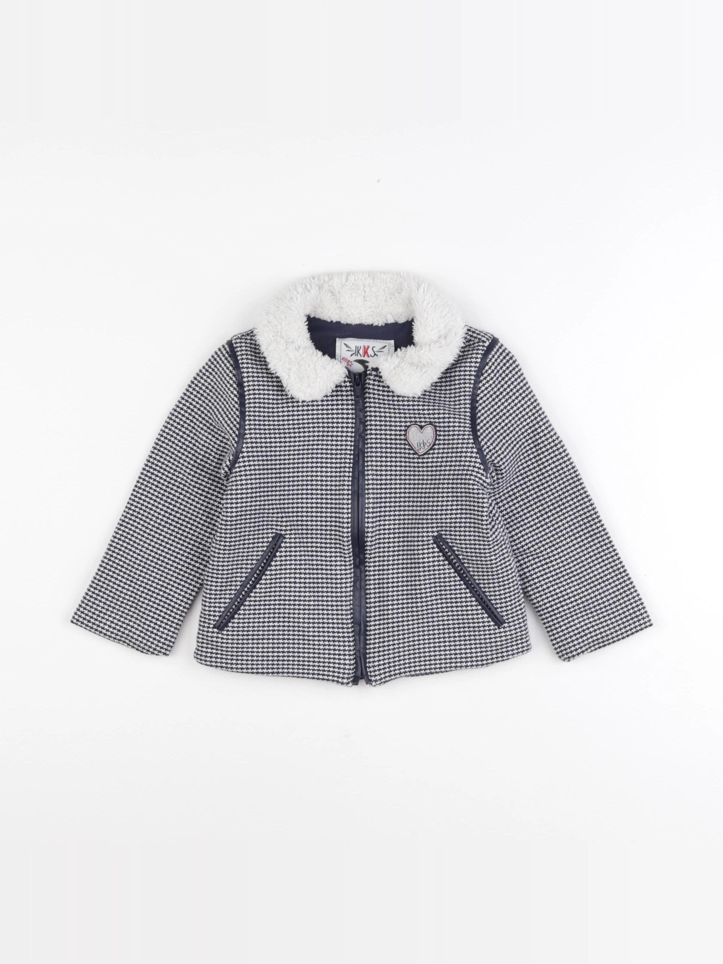 IKKS - veste bleu - 2 ans