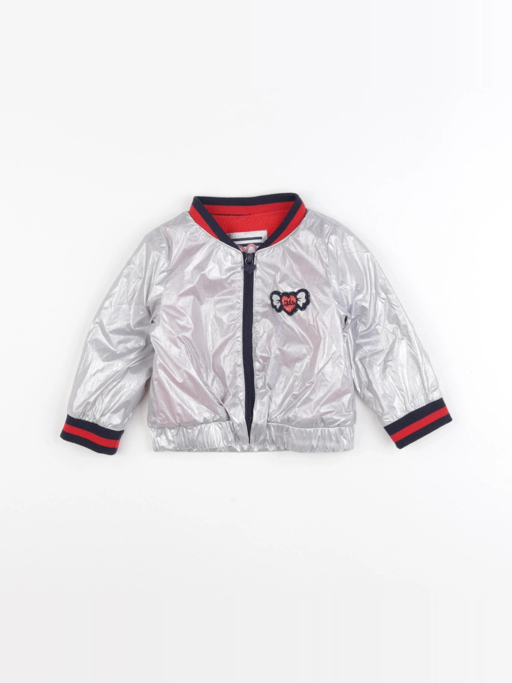 IKKS - veste argent - 12 mois