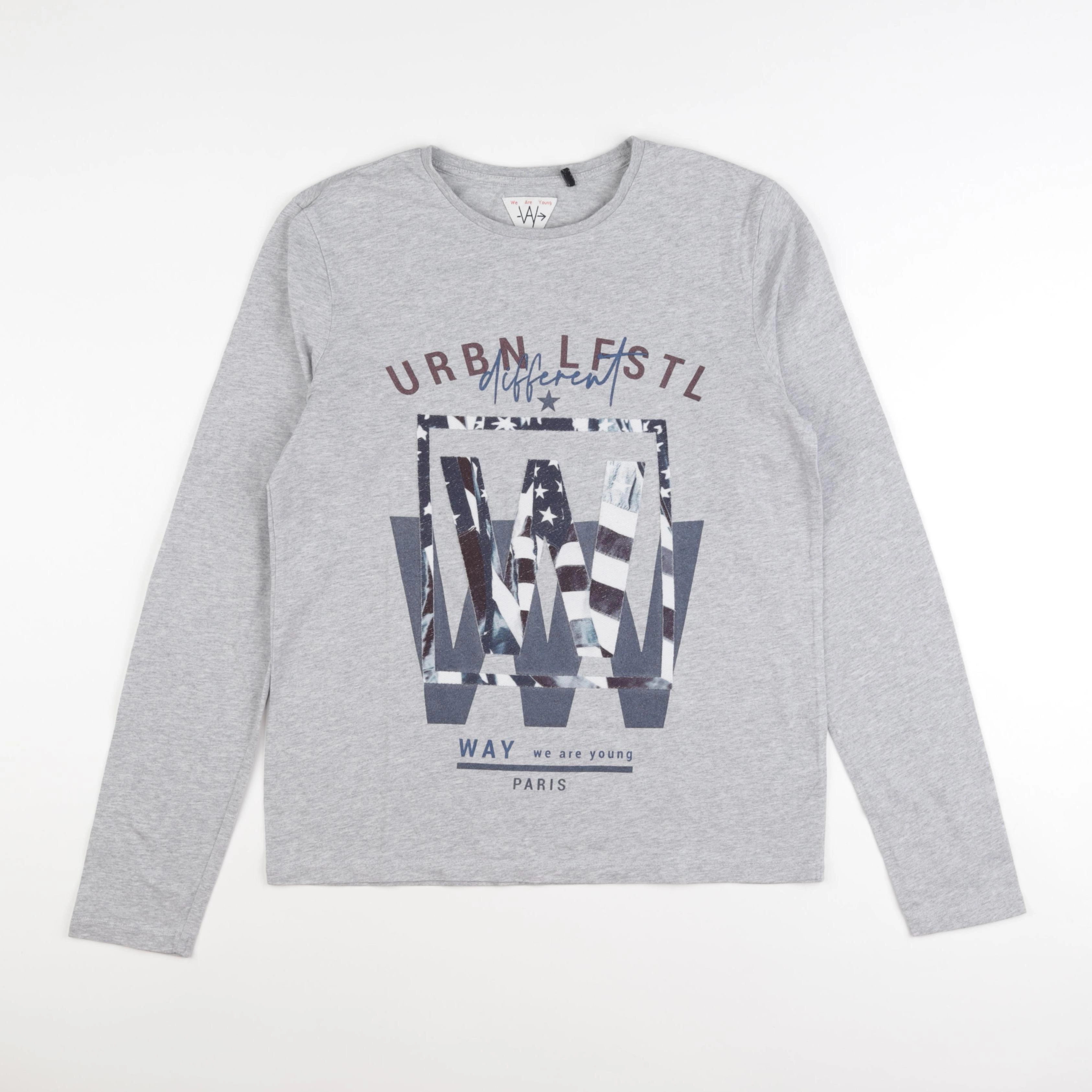 IKKS - tee-shirt gris - 16 ans
