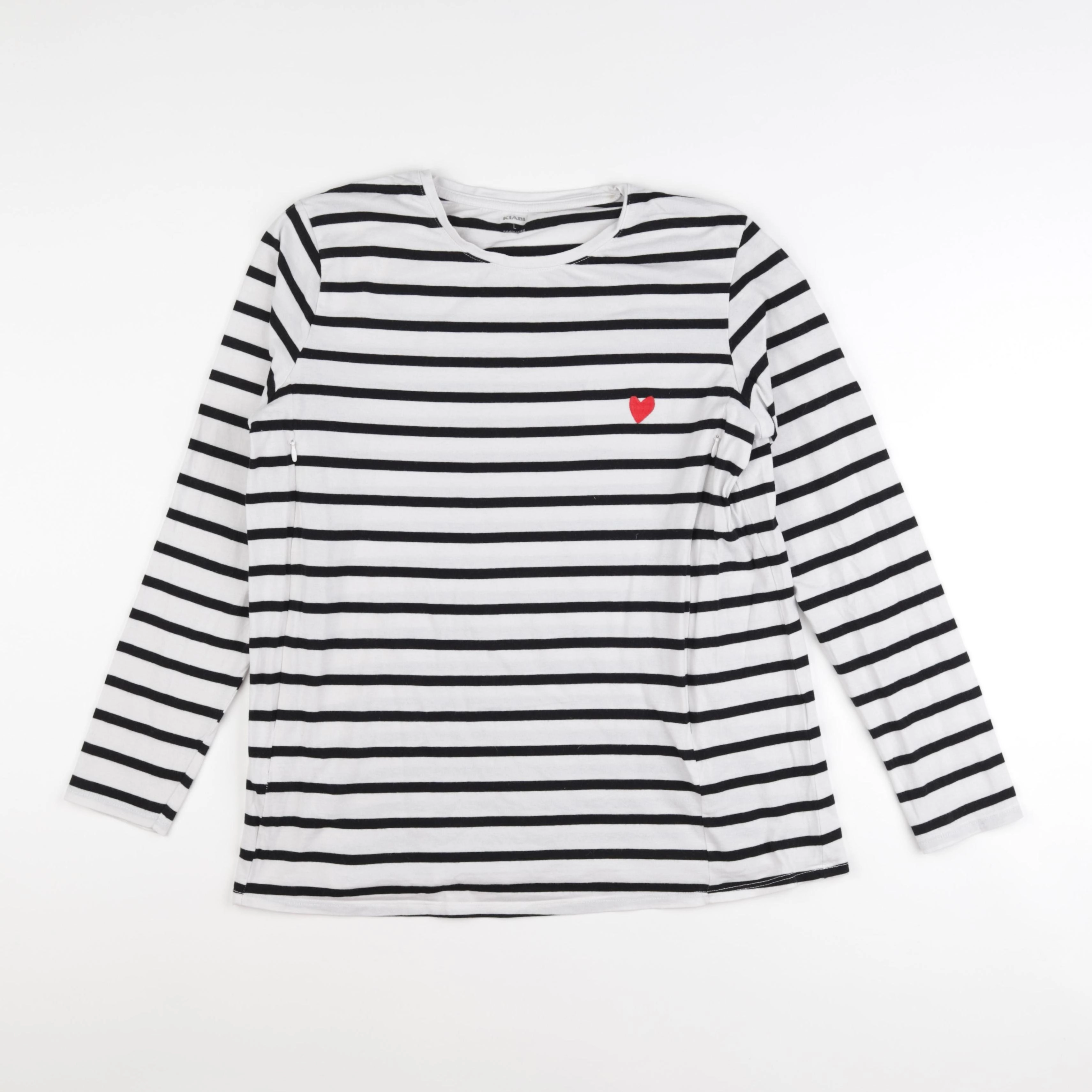 Kiabi - tee-shirt grossesse, allaitement blanc - l