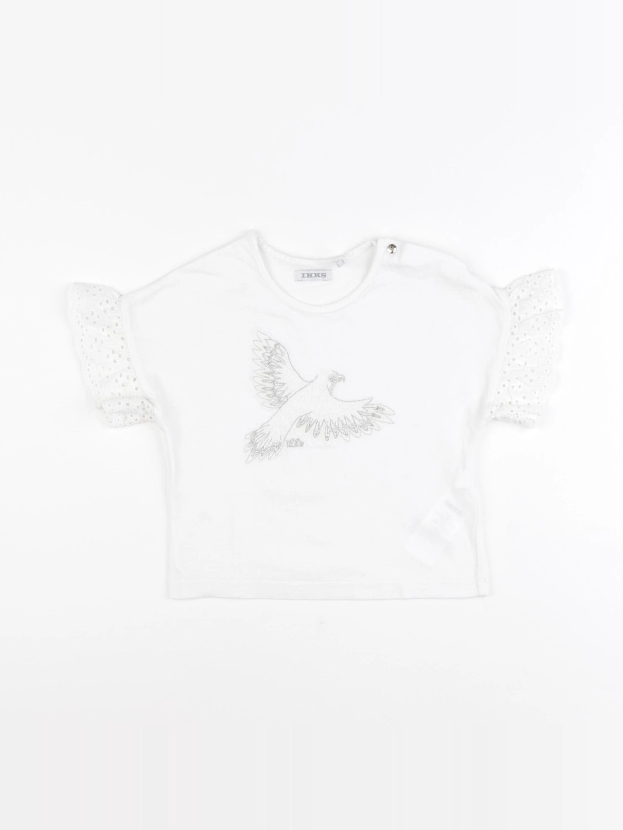 IKKS - tee-shirt blanc - 18 mois