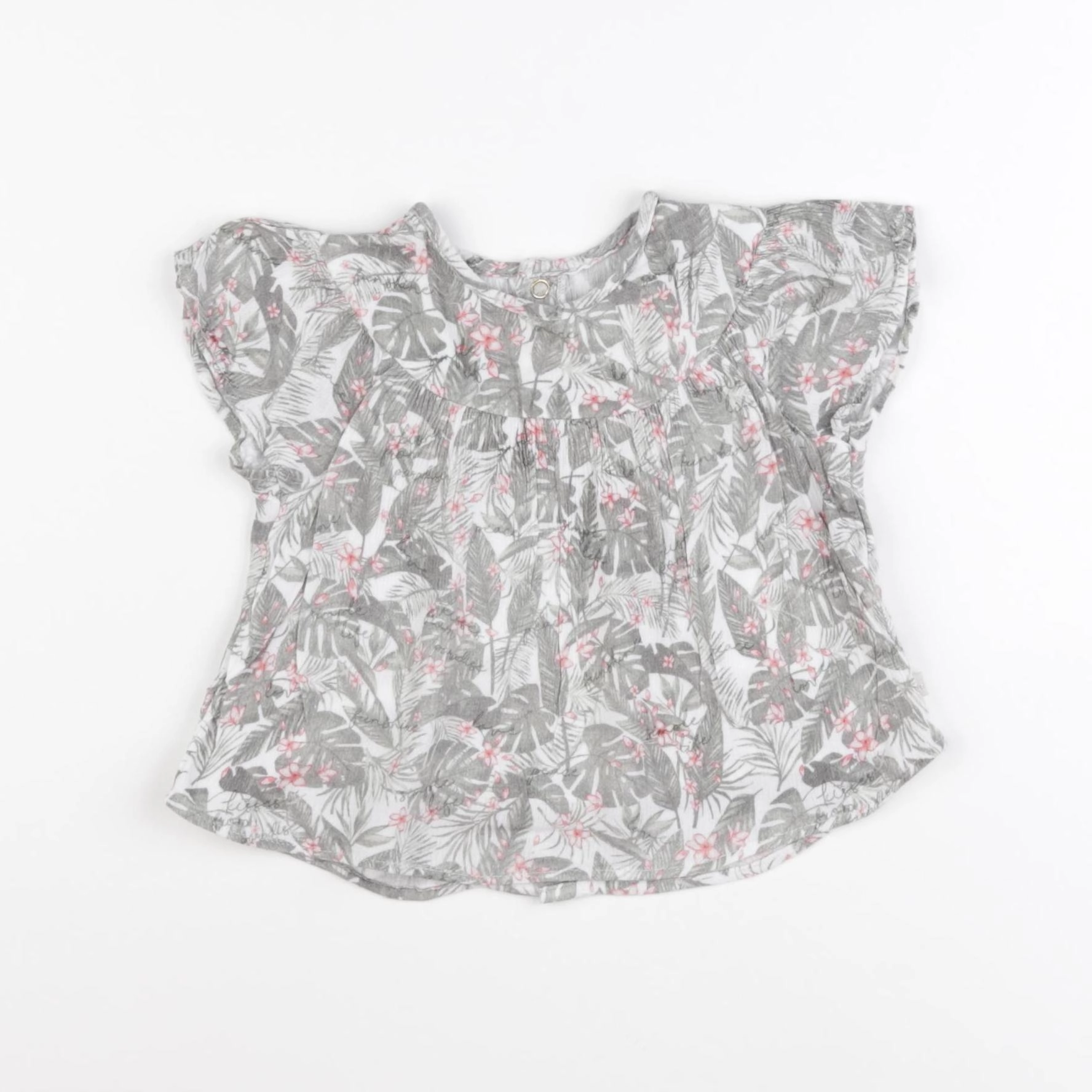 IKKS - blouse vert - 18 mois