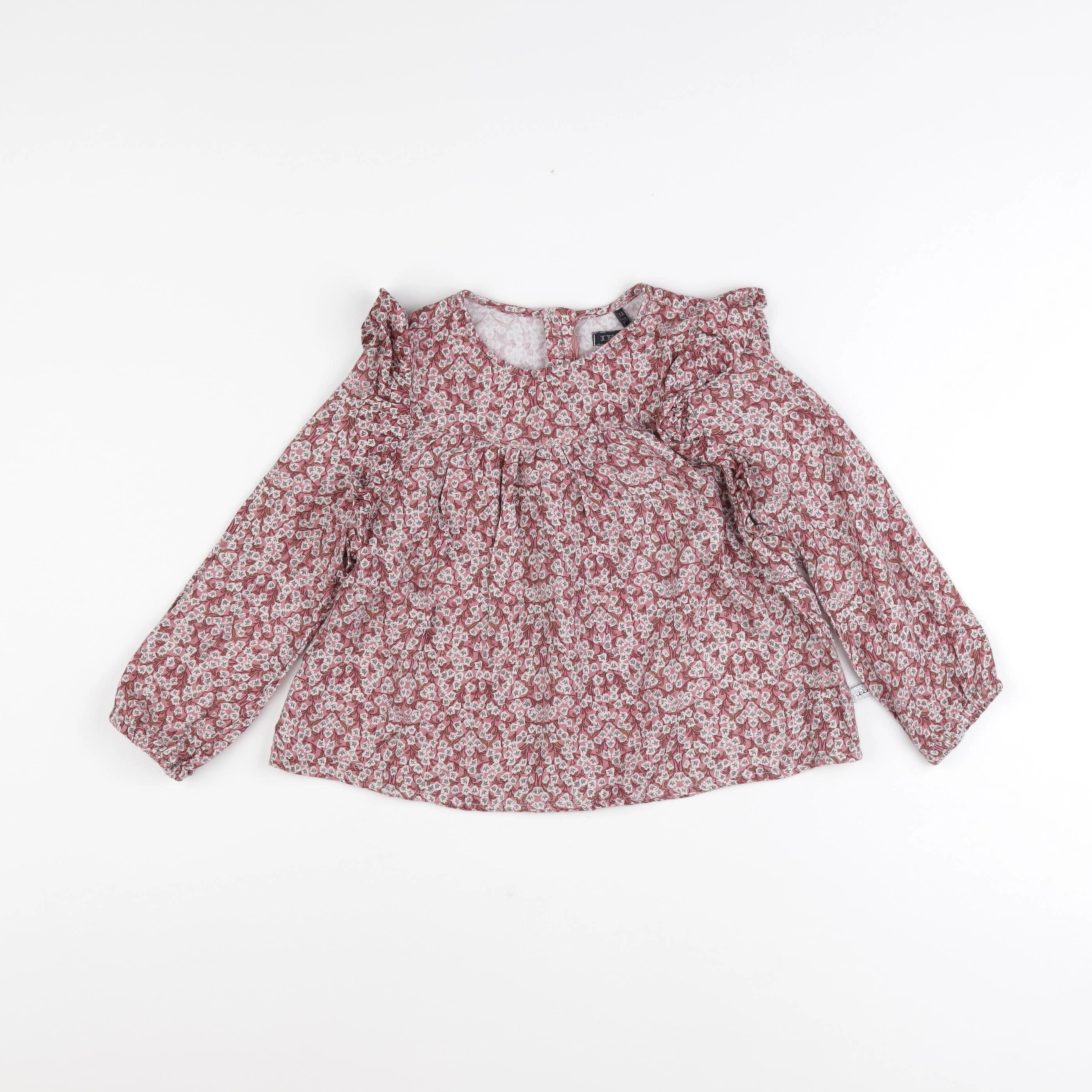 IKKS - blouse rose - 3 ans