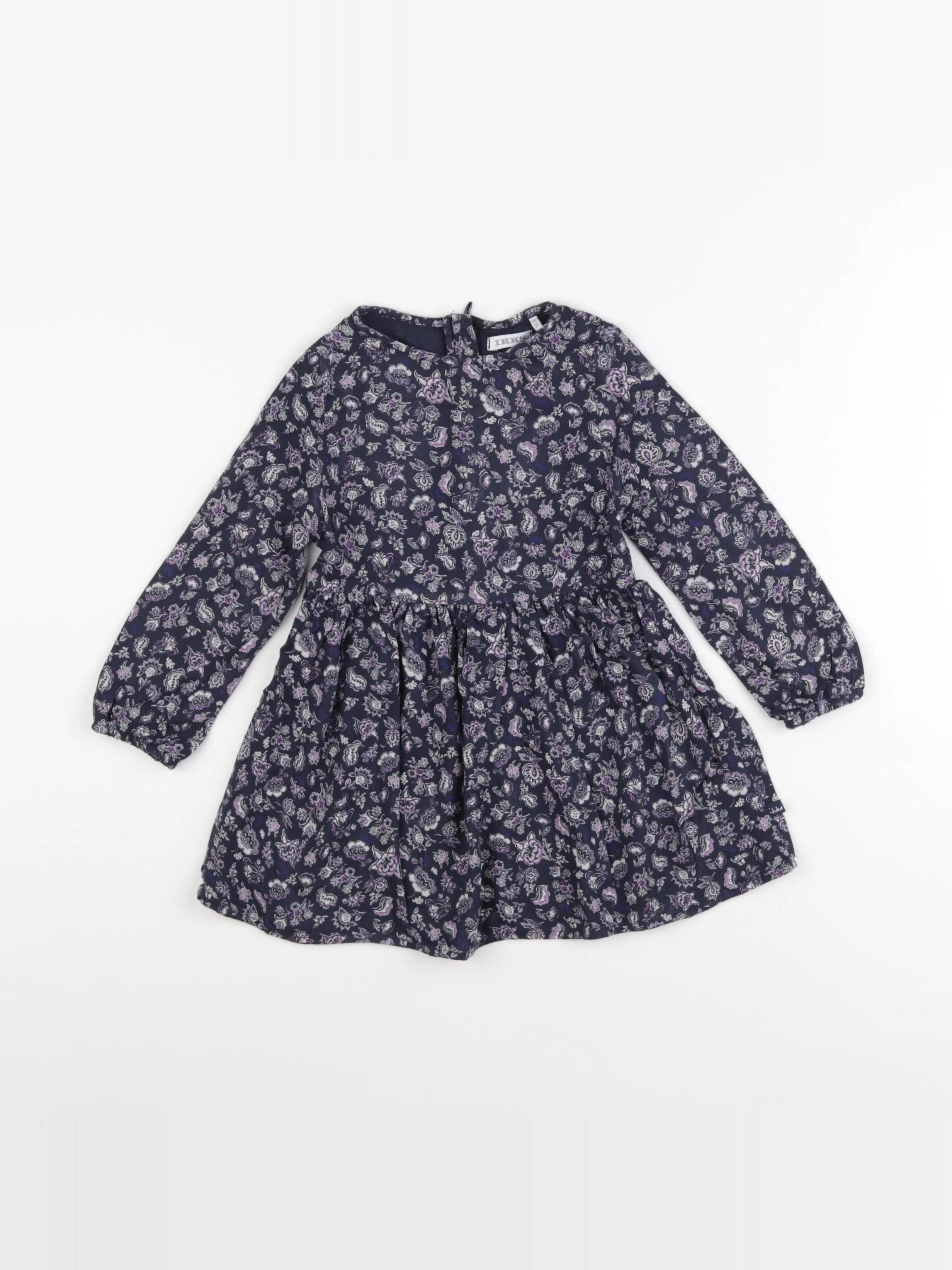 IKKS - robe bleu - 2 ans