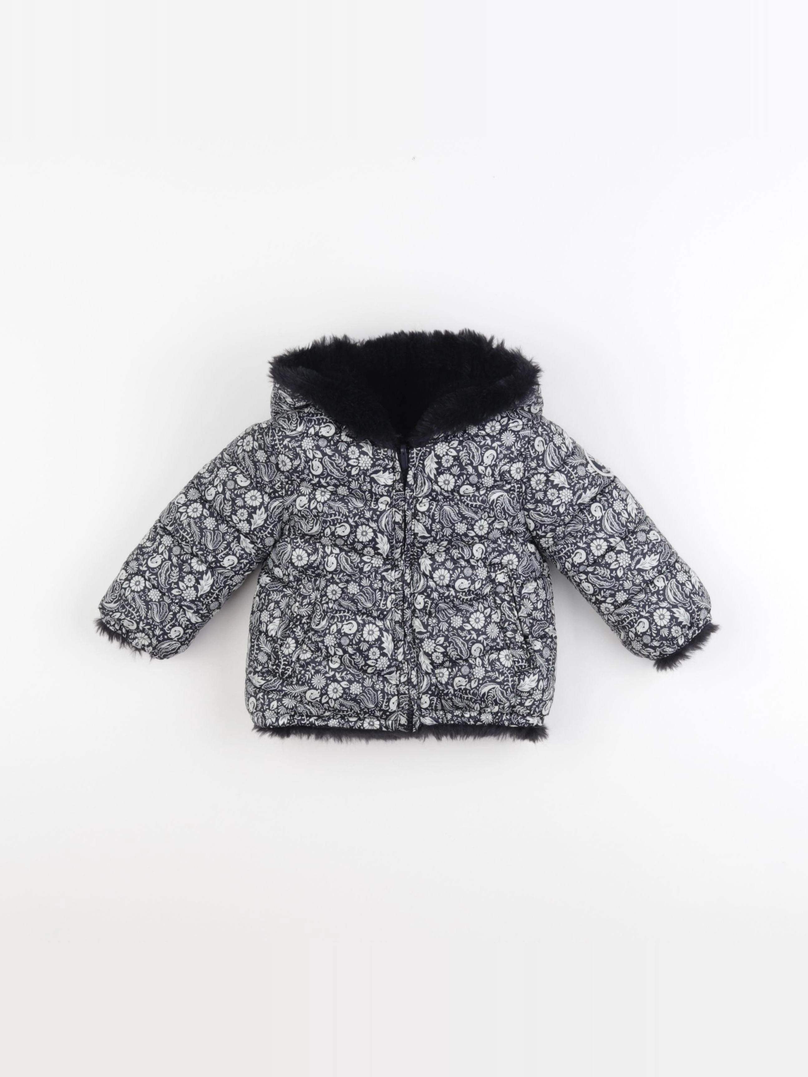 IKKS - doudoune bleu - 12 mois