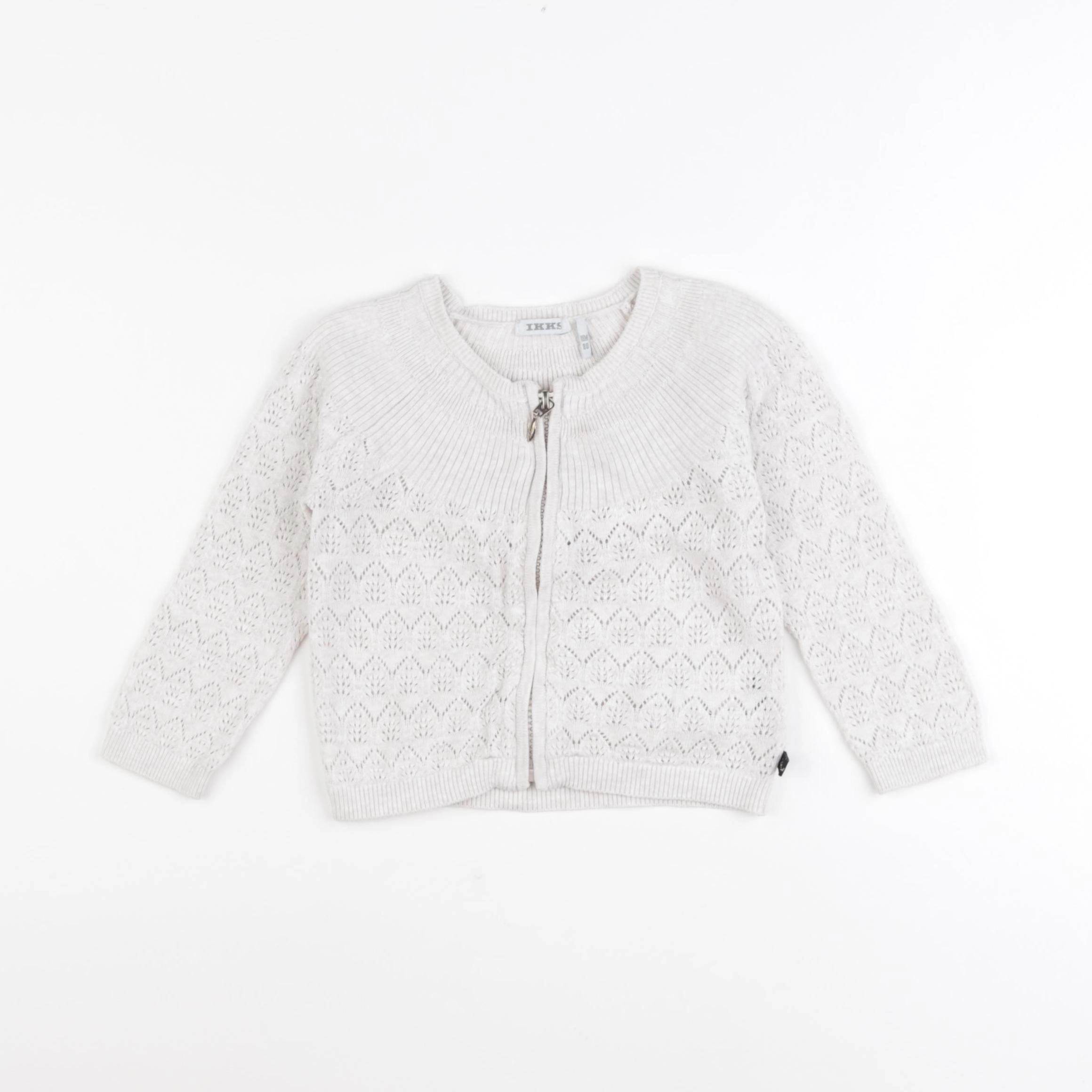 IKKS - gilet beige - 18 mois
