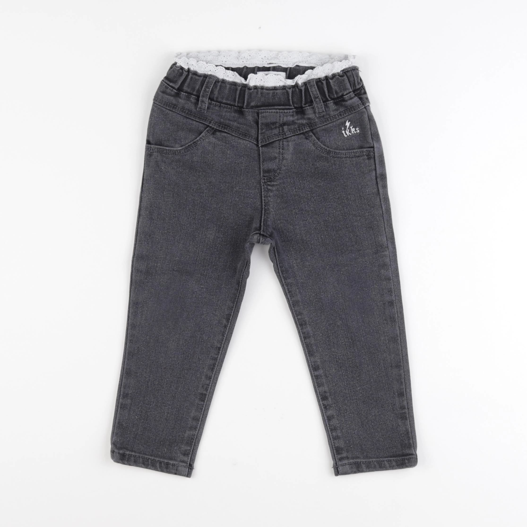 IKKS - jean gris - 2 ans