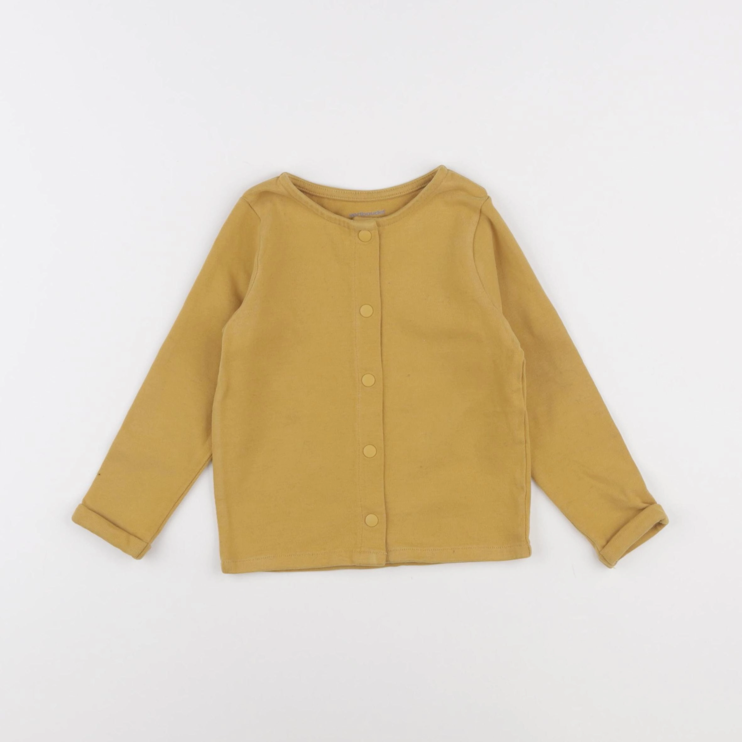 Vertbaudet - gilet jaune - 2 ans