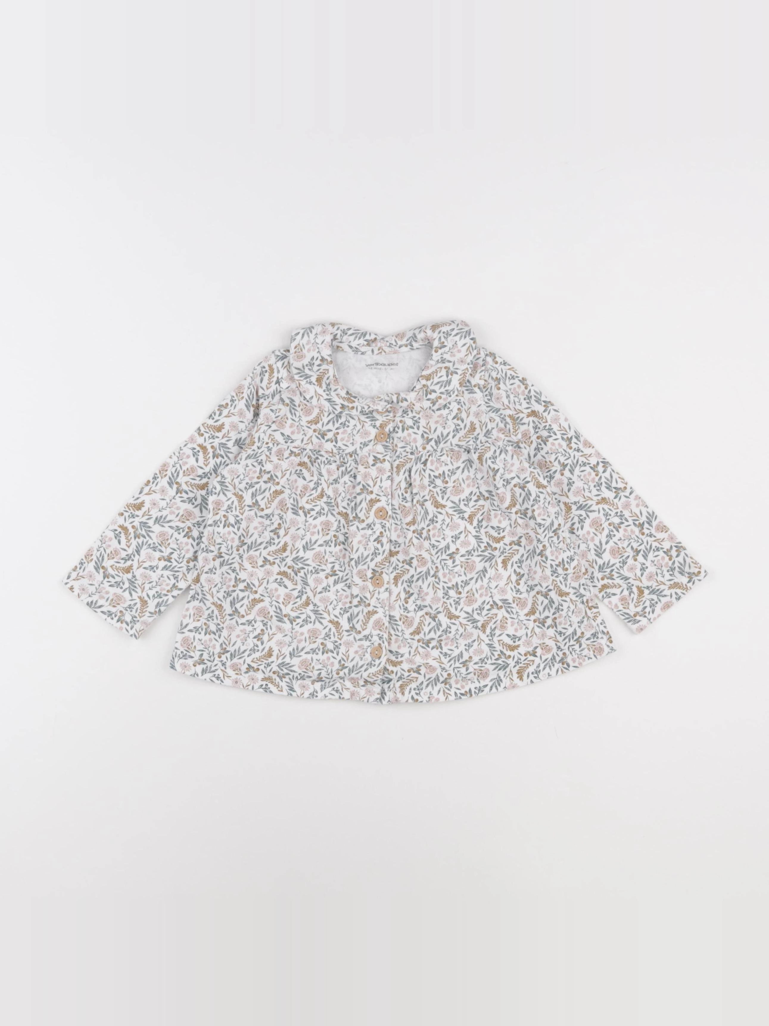Vertbaudet - blouse blanc - 18 mois