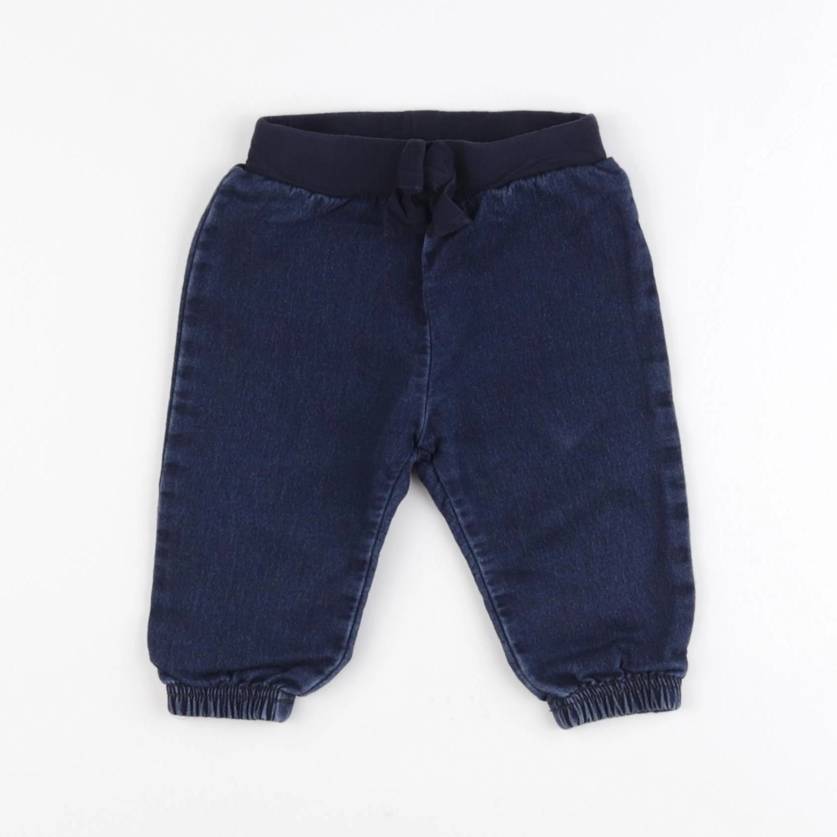 Petit Bateau - jegging bleu - 6 mois