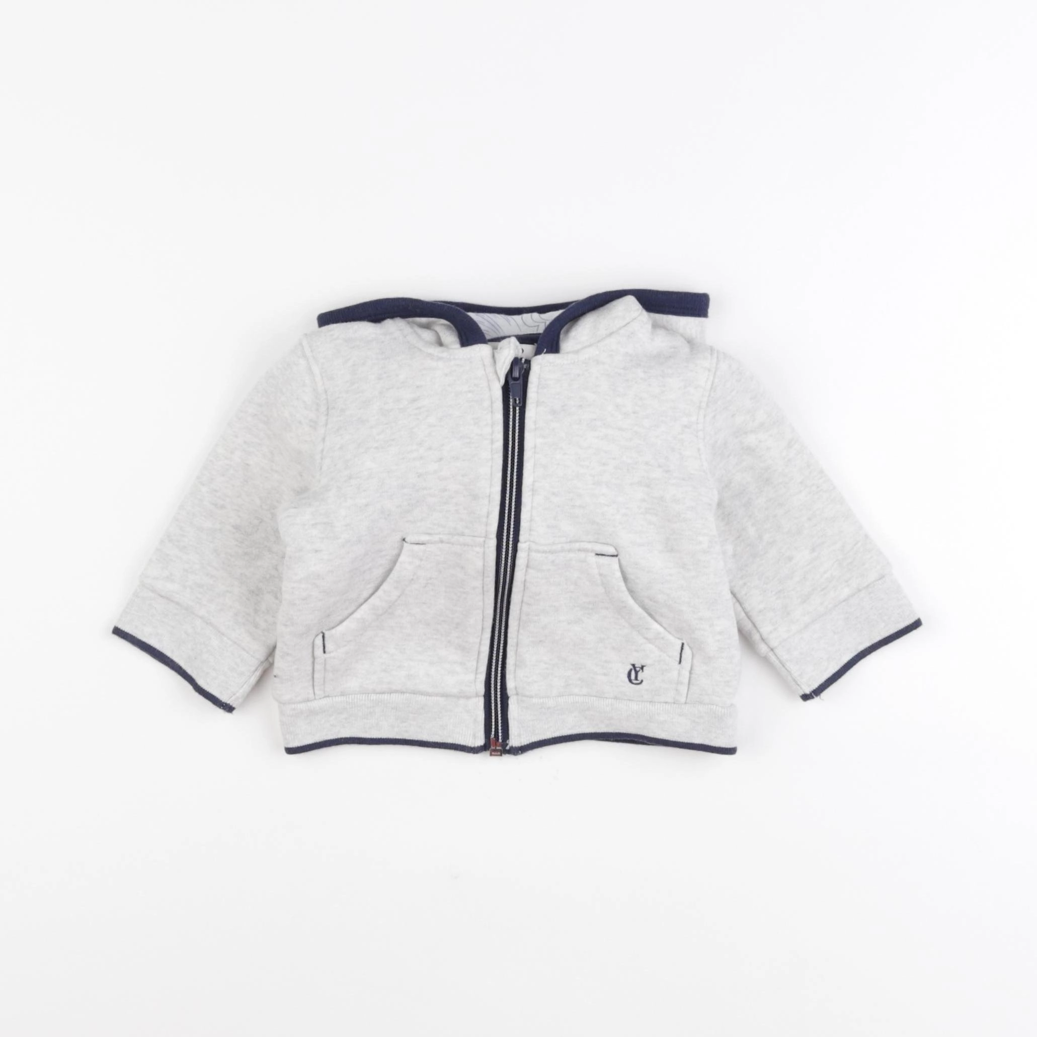 Cyrillus - sweat gris - 6 mois
