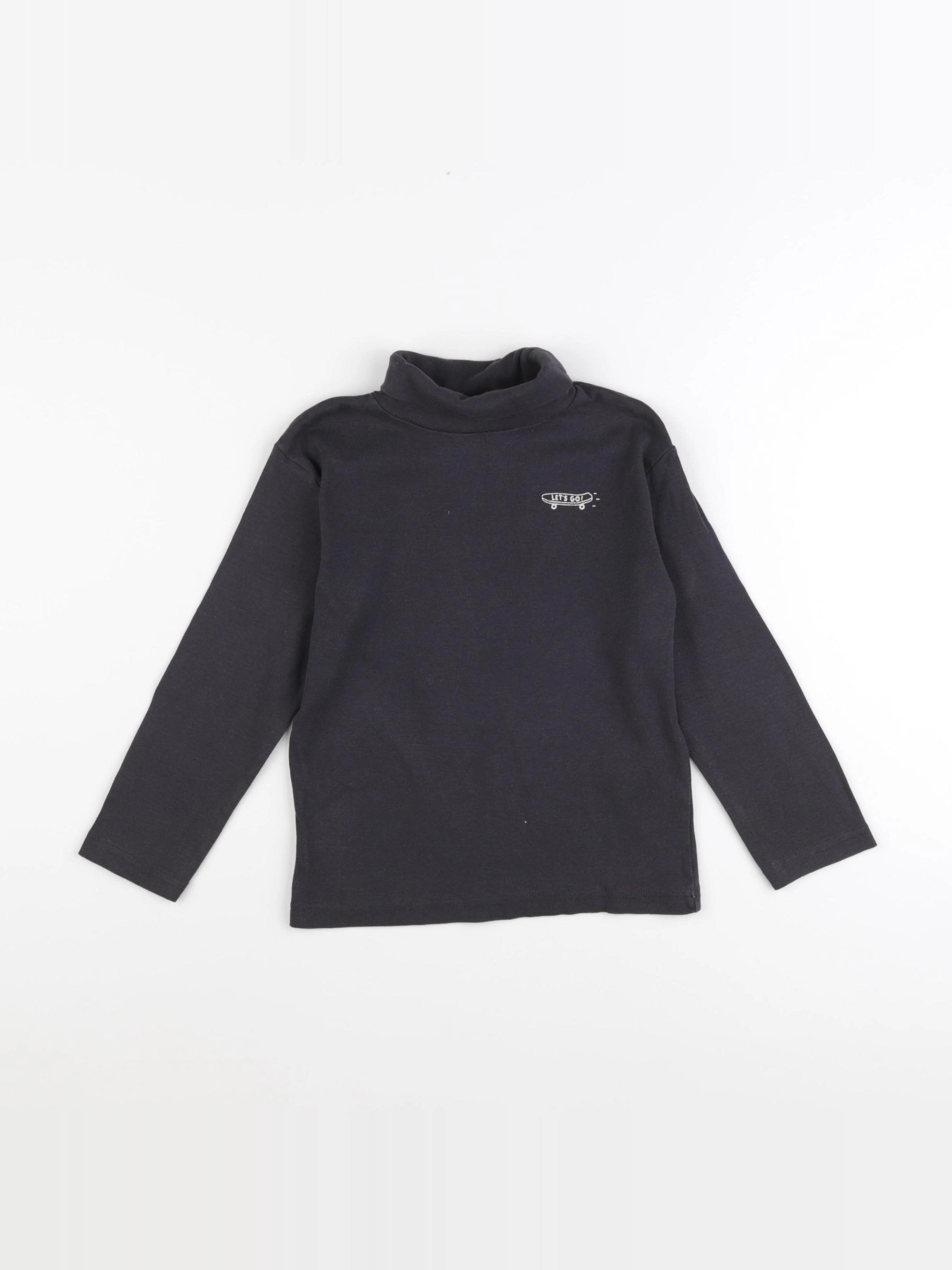 Vertbaudet - sous-pull noir - 5 ans