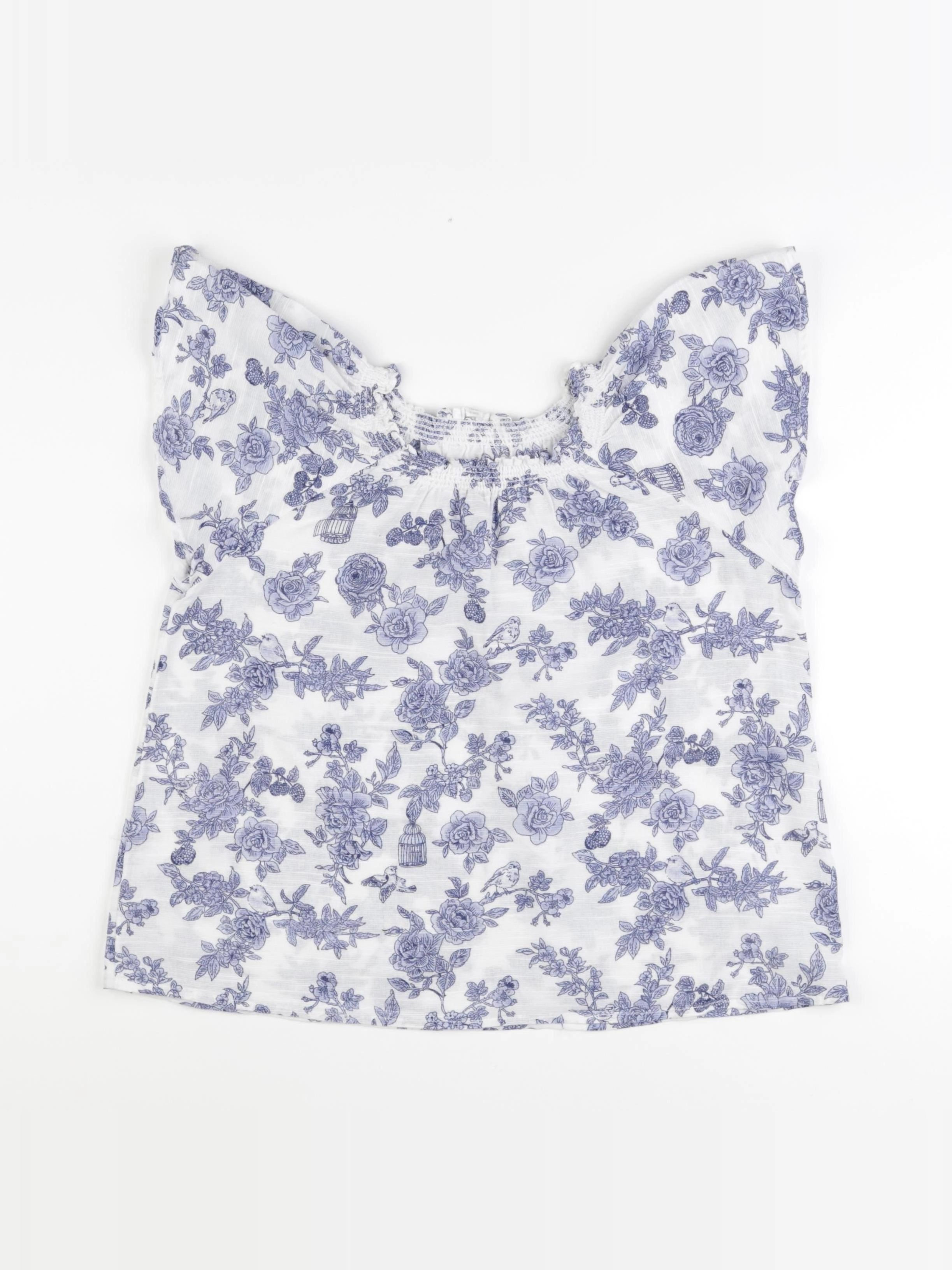 Vertbaudet - blouse bleu - 9 ans