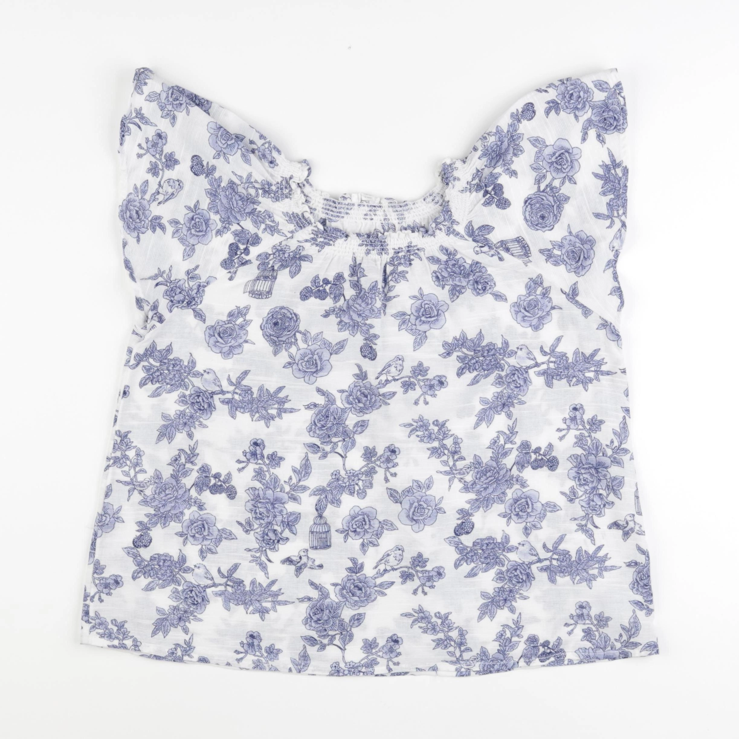 Vertbaudet - blouse bleu - 9 ans