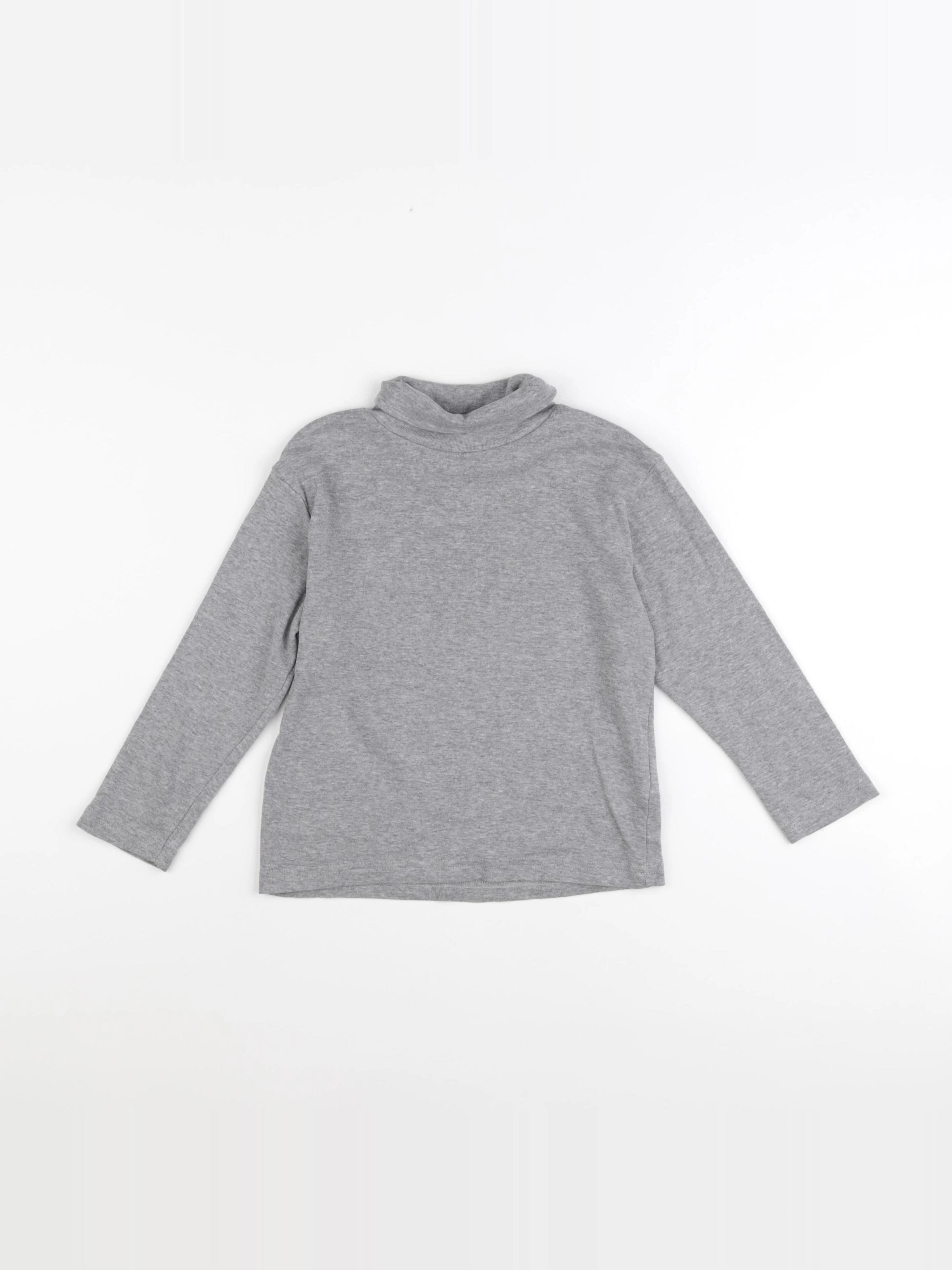 Vertbaudet - sous-pull gris - 5 ans