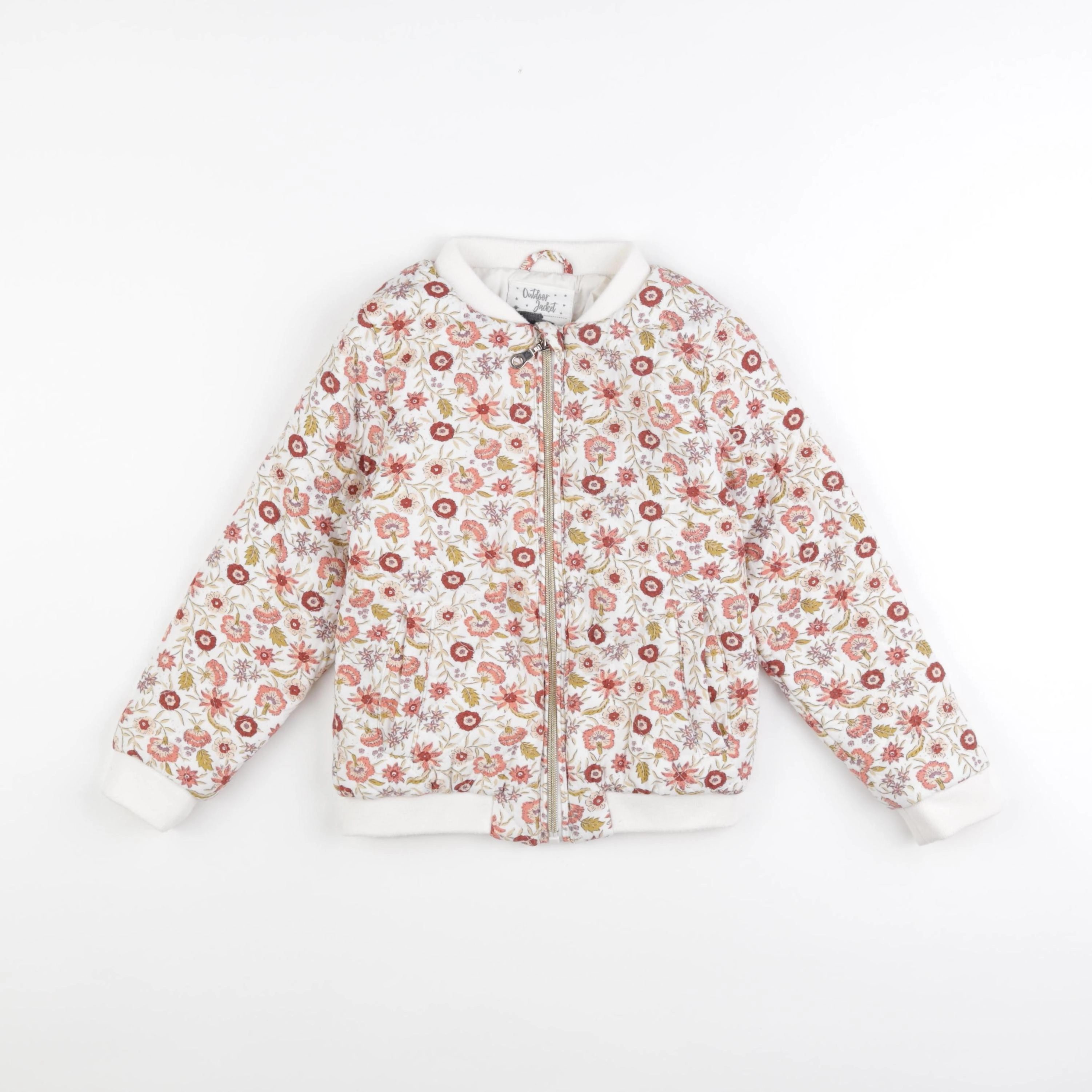 Vertbaudet - veste blanc - 7 ans