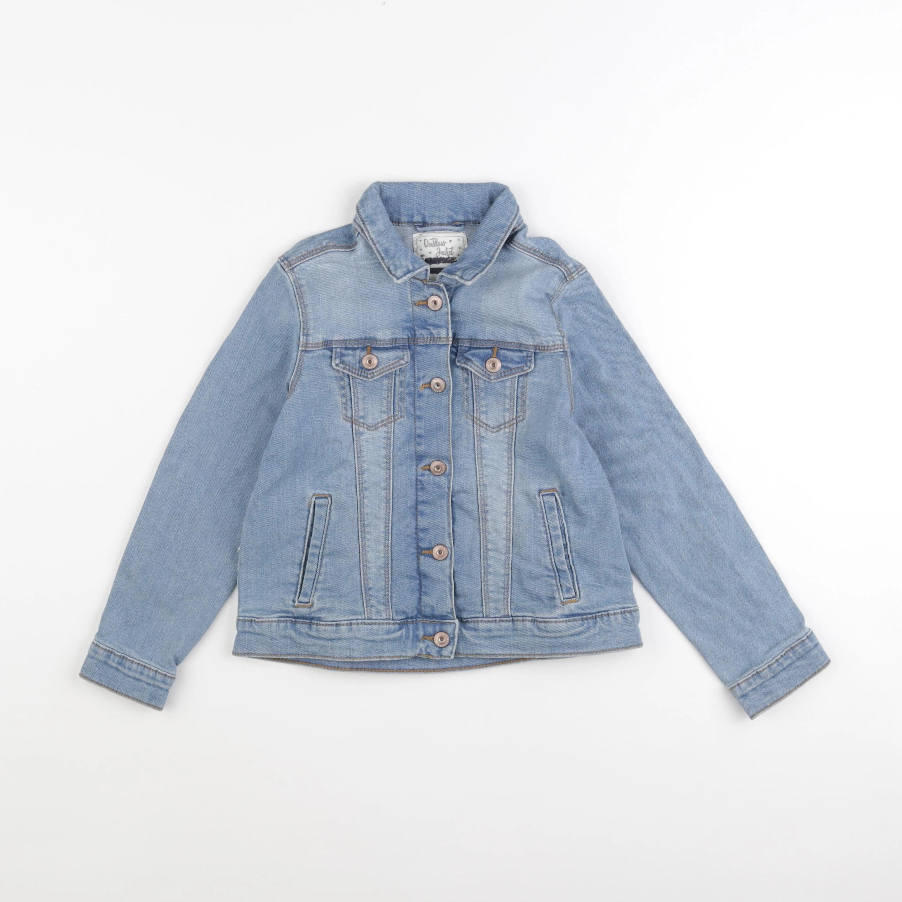 Vertbaudet - veste bleu - 7 ans