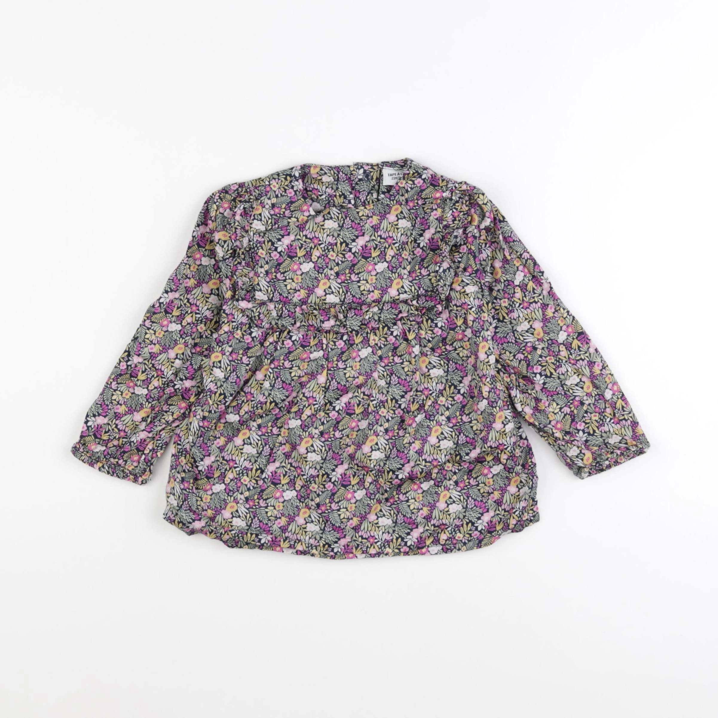 Tape à l'oeil - blouse multicolore - 24 mois