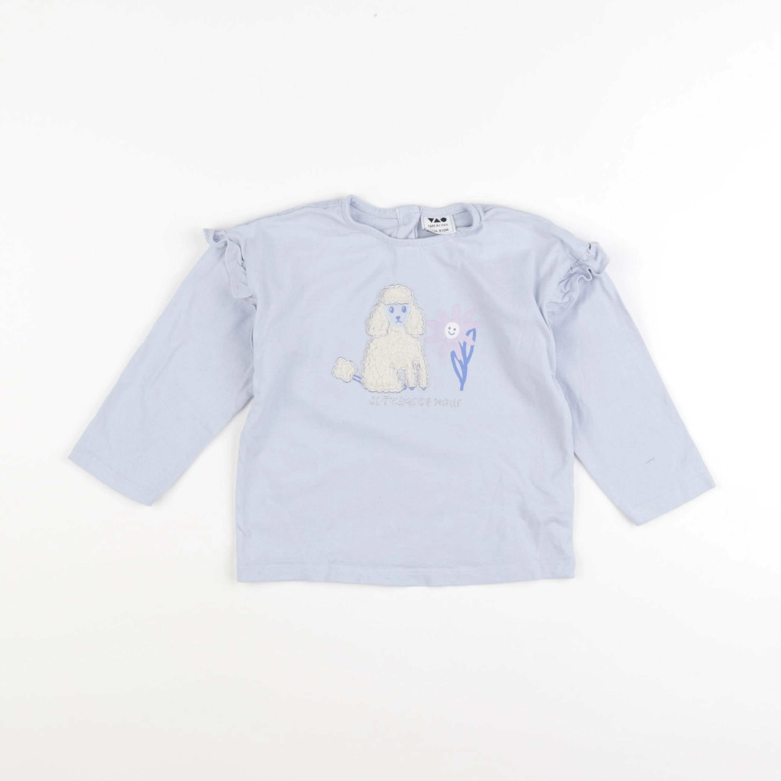 Tape à l'oeil - tee-shirt bleu - 24 mois