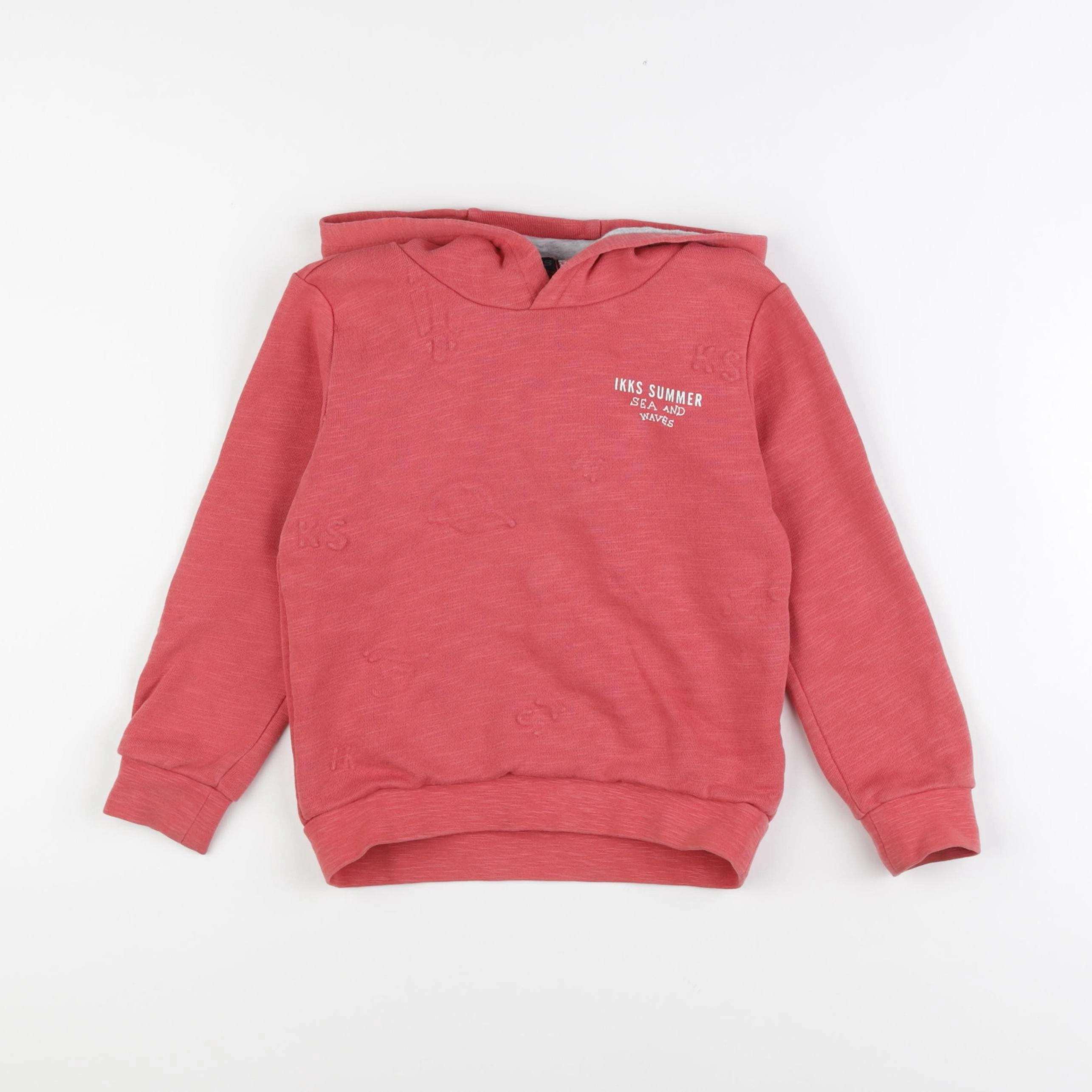 IKKS - sweat orange - 4 ans