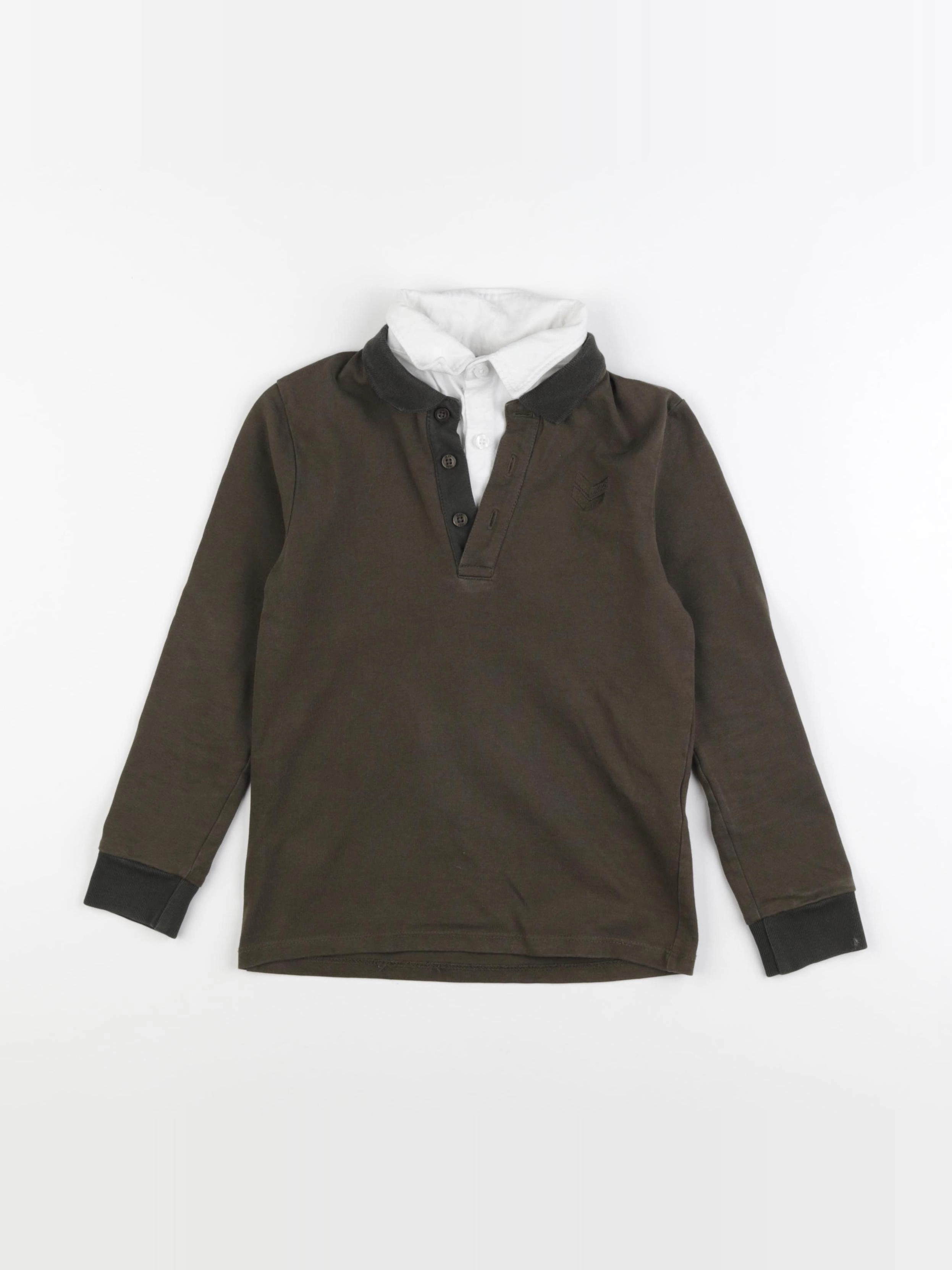 IKKS - tee-shirt vert, blanc - 6 ans