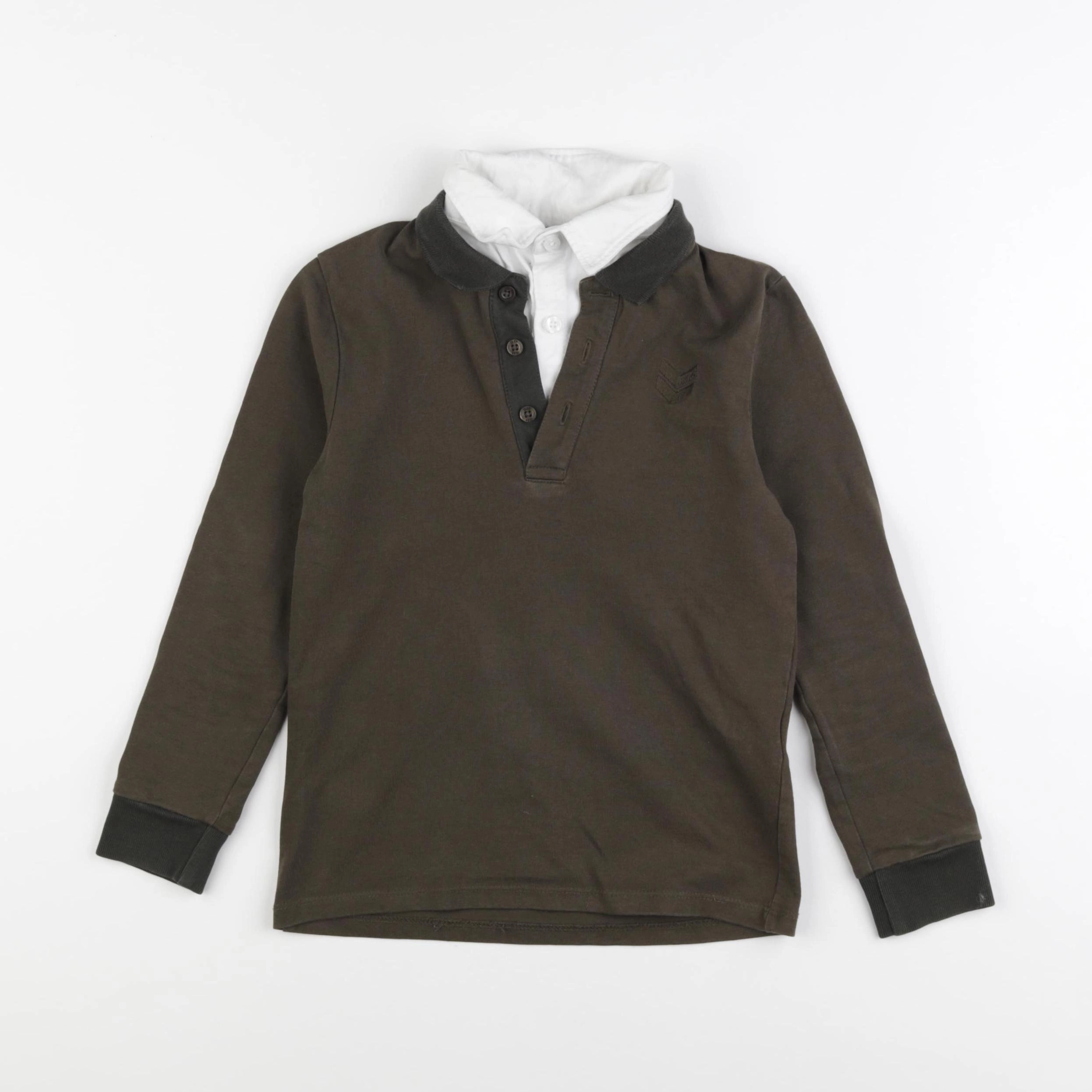 IKKS - tee-shirt vert, blanc - 6 ans