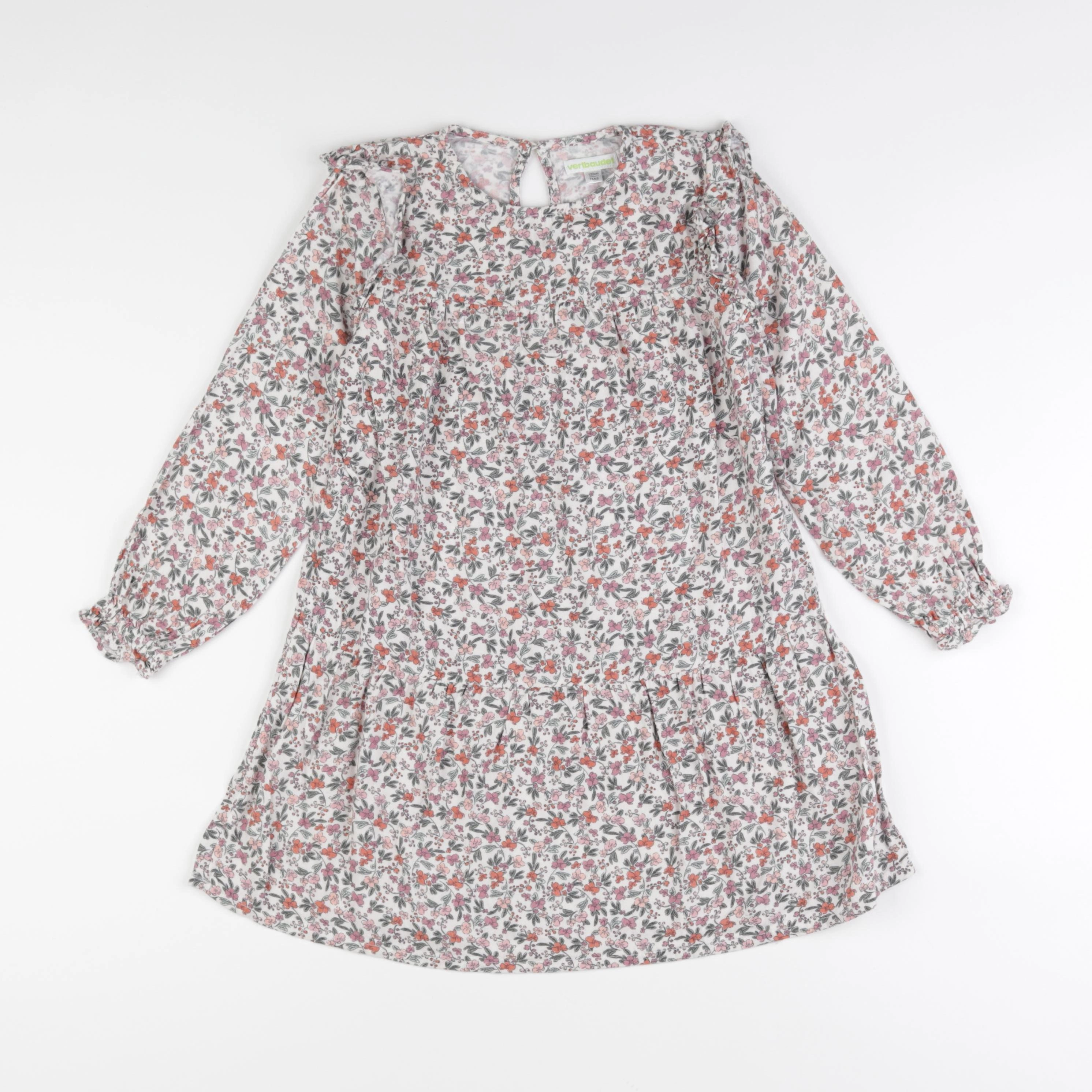 Vertbaudet - robe multicolore - 7 ans