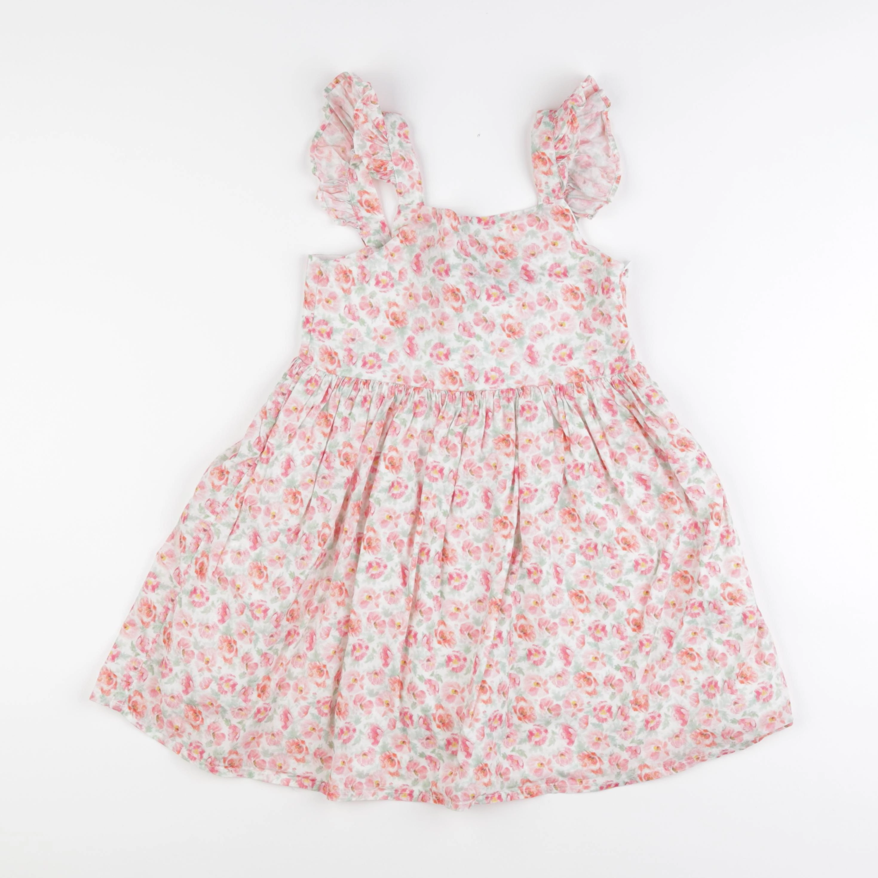 Vertbaudet - robe multicolore - 7 ans