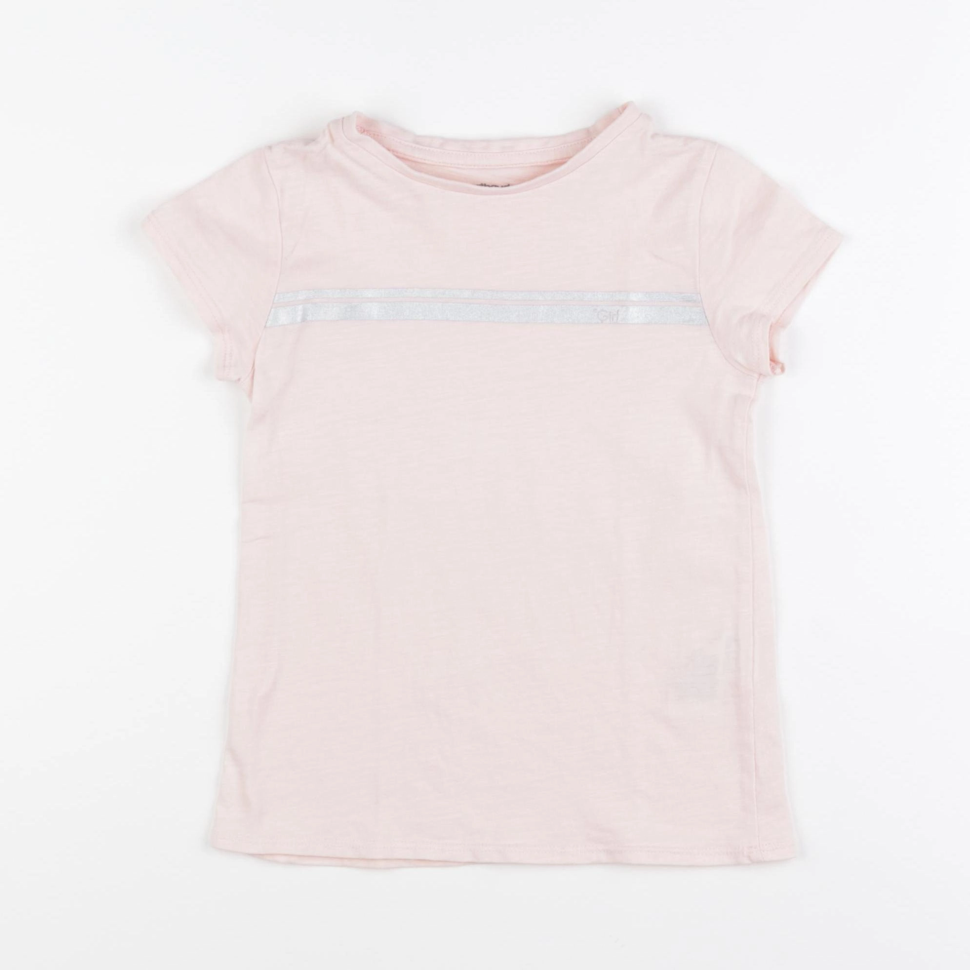 Vertbaudet - tee-shirt rose - 6 ans