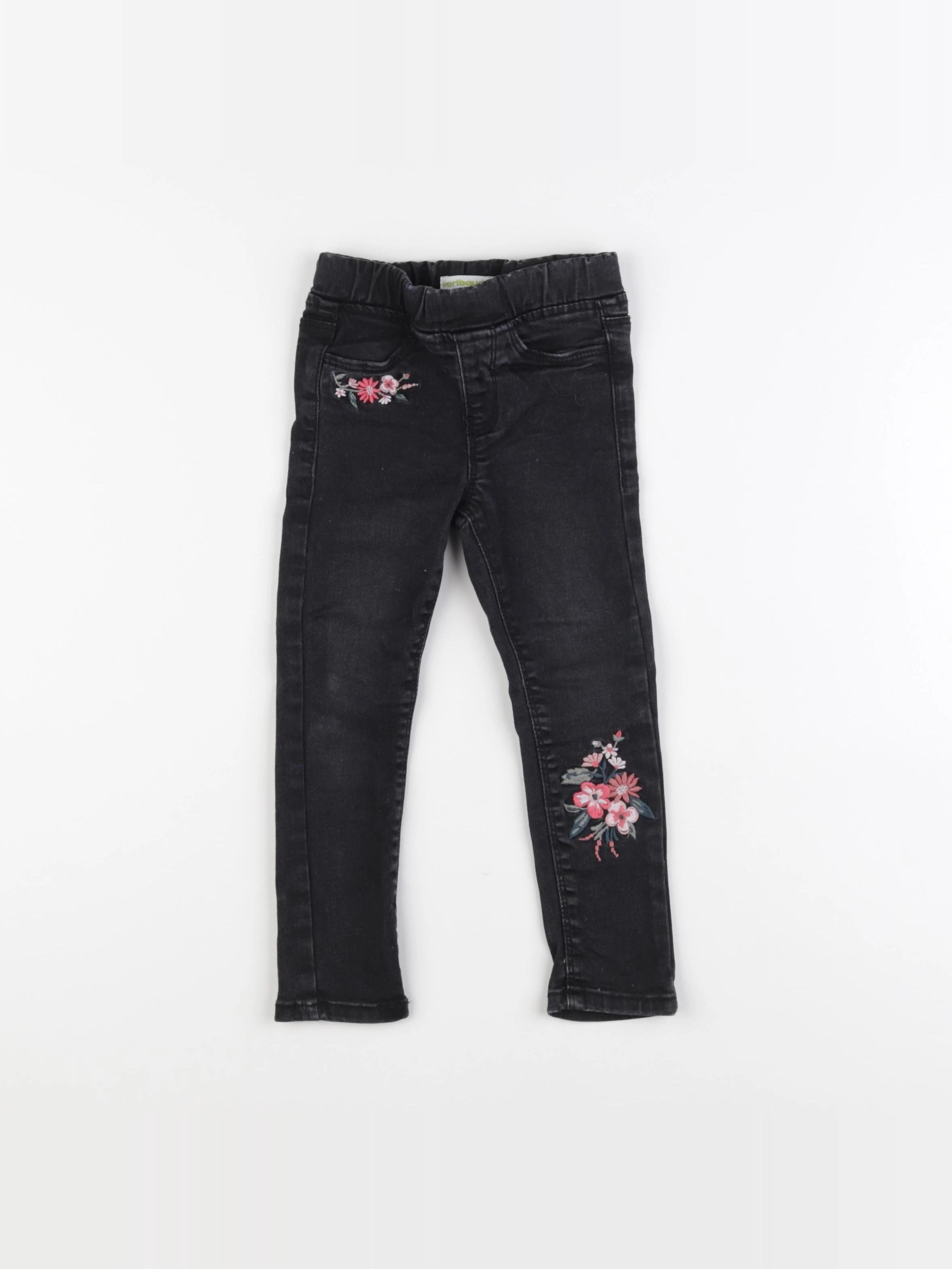 Vertbaudet - jegging noir - 3 ans