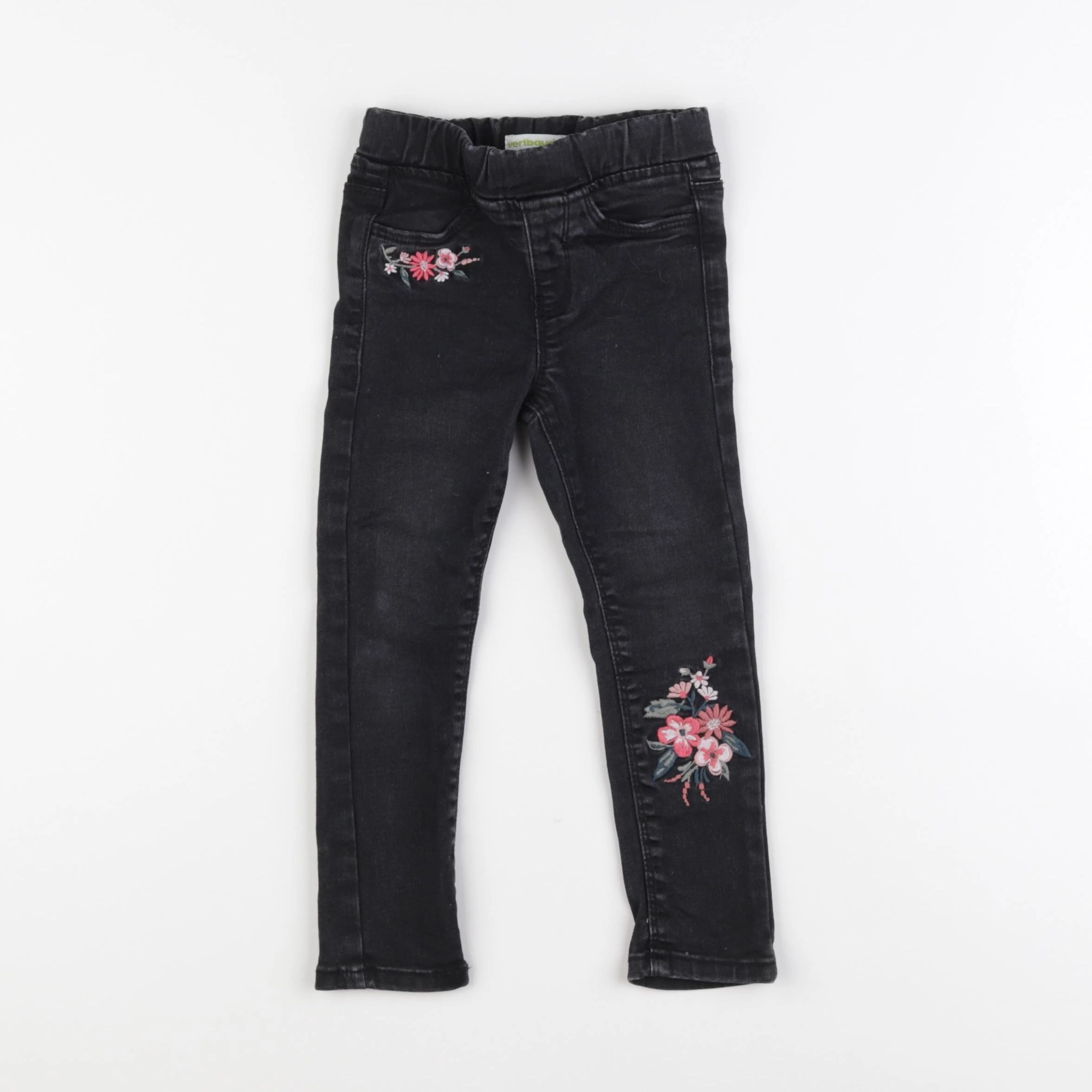 Vertbaudet - jegging noir - 3 ans