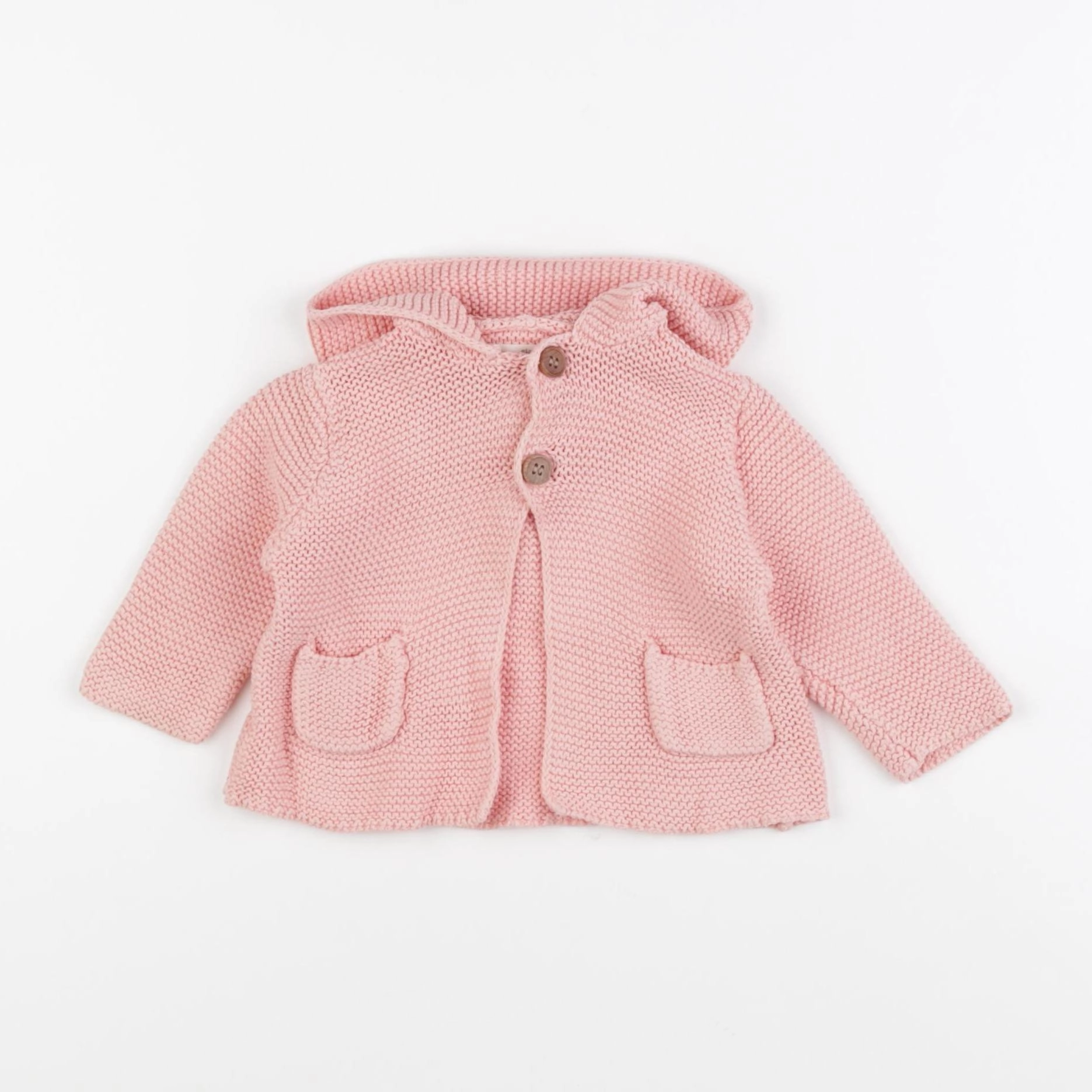 Zara - gilet orange - 1/3 mois