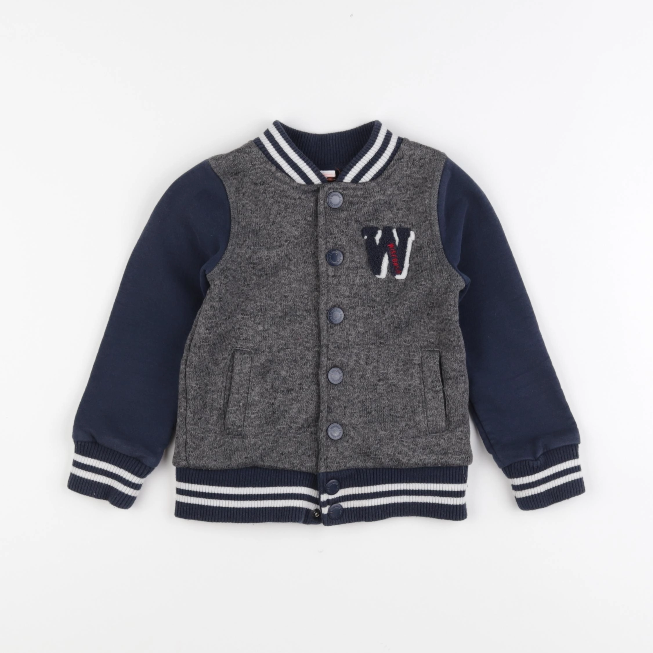 Tape à l'oeil - gilet gris, bleu - 3 ans