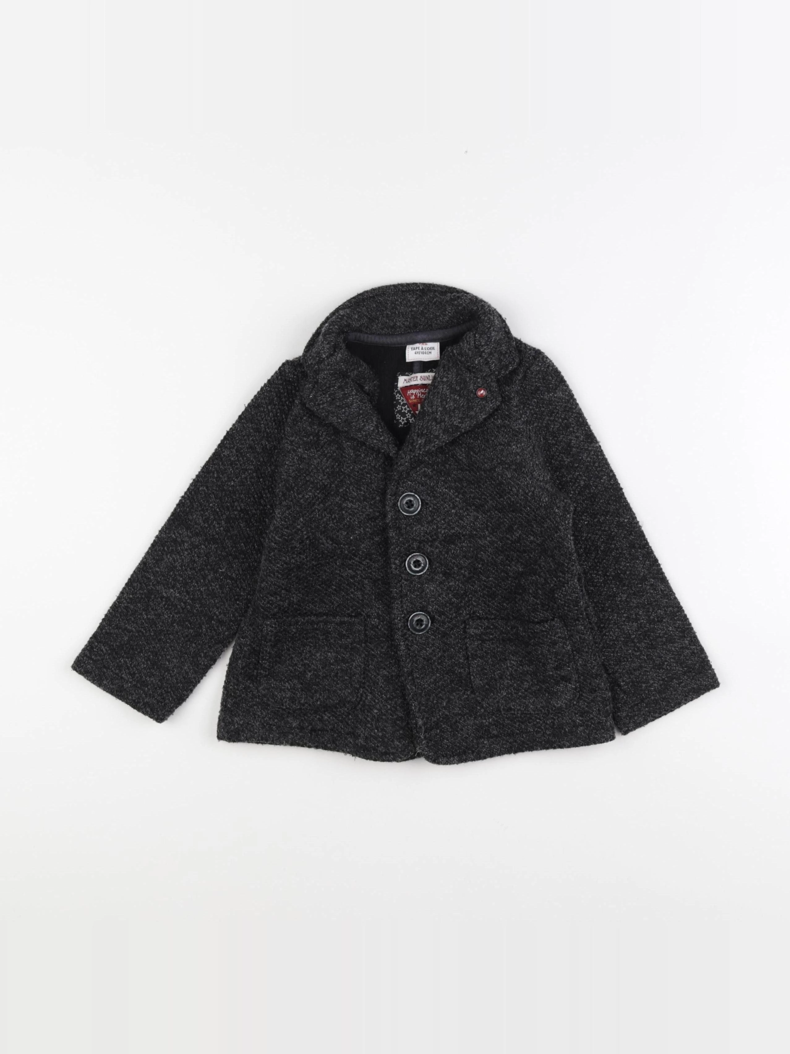 Tape à l'oeil - veste gris - 4 ans