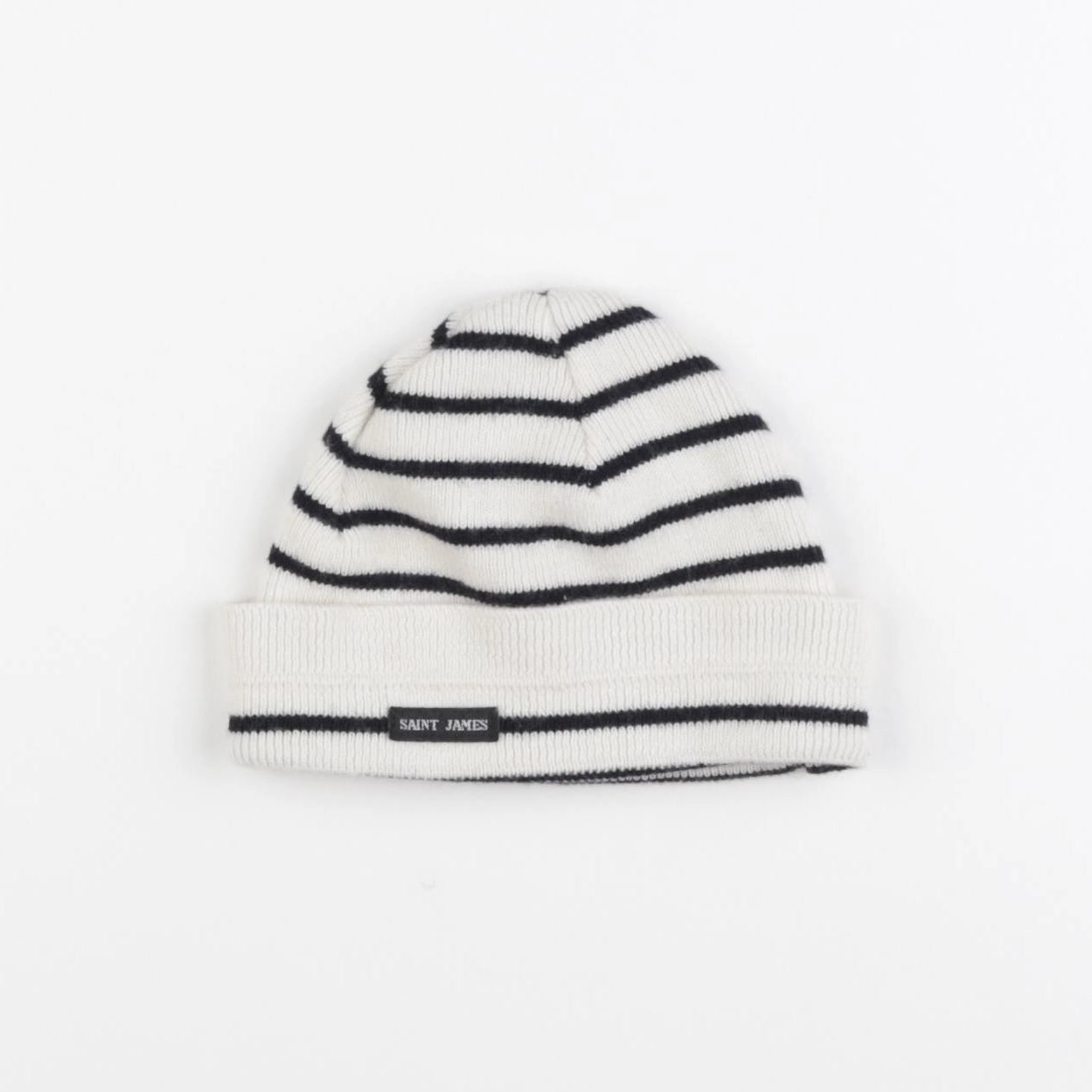 Saint James - bonnet beige, bleu - 3/6 ans