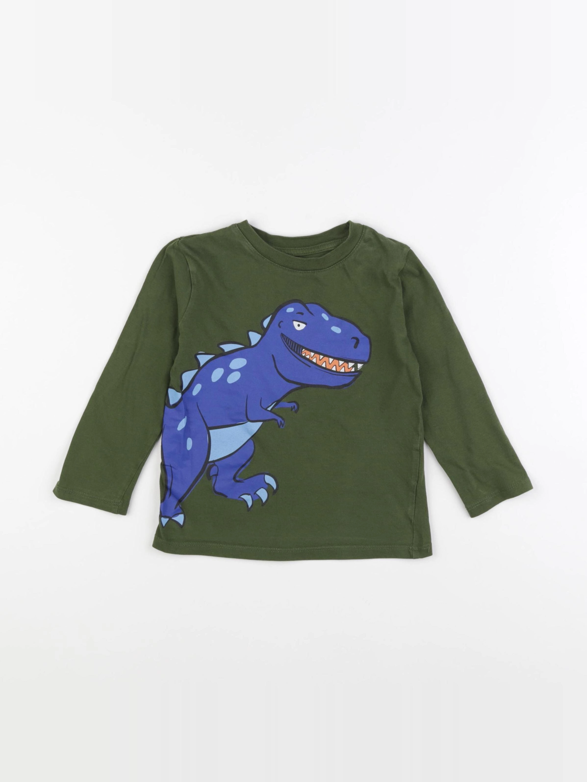 H&M - tee-shirt vert - 2/4 ans